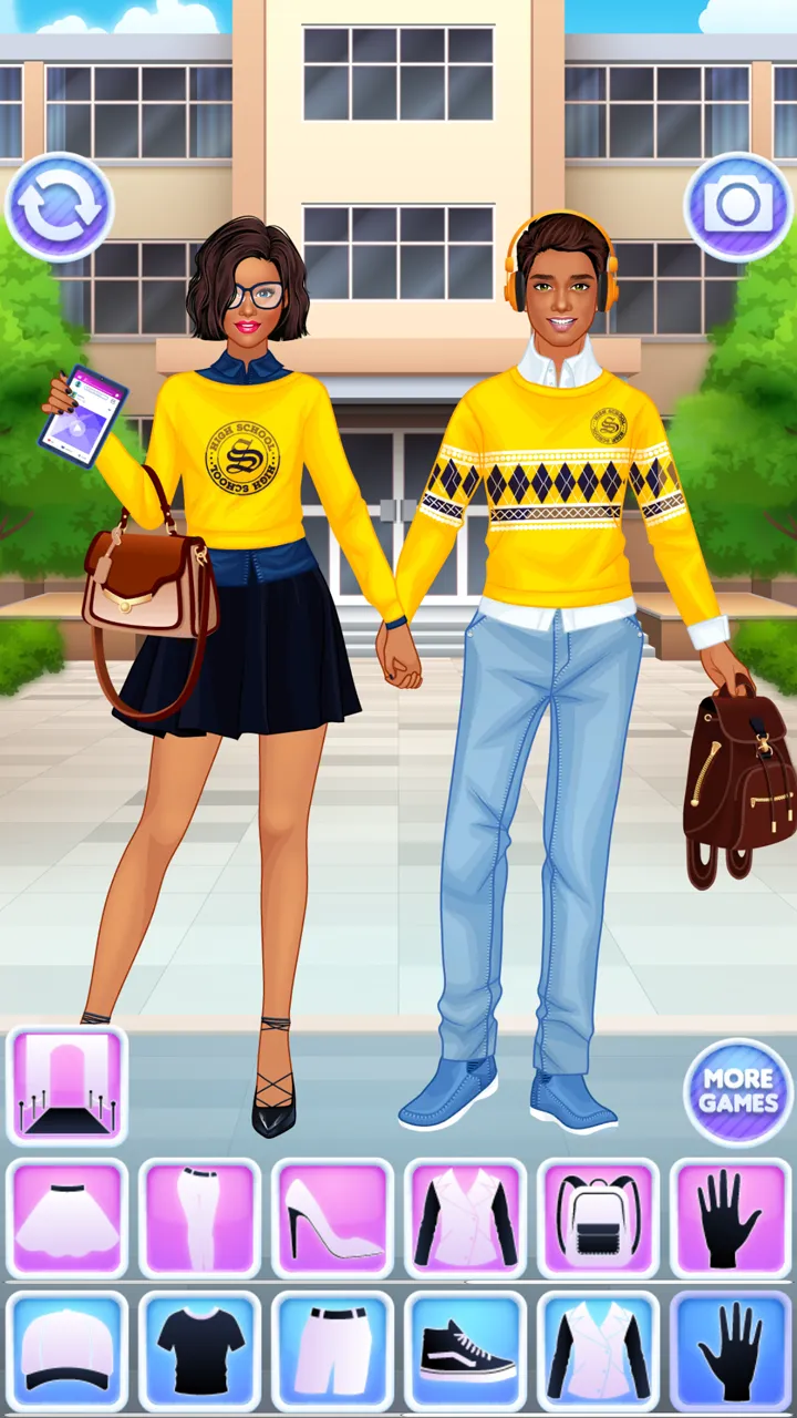 College Girl & Boy Makeover | Indus Appstore | Screenshot