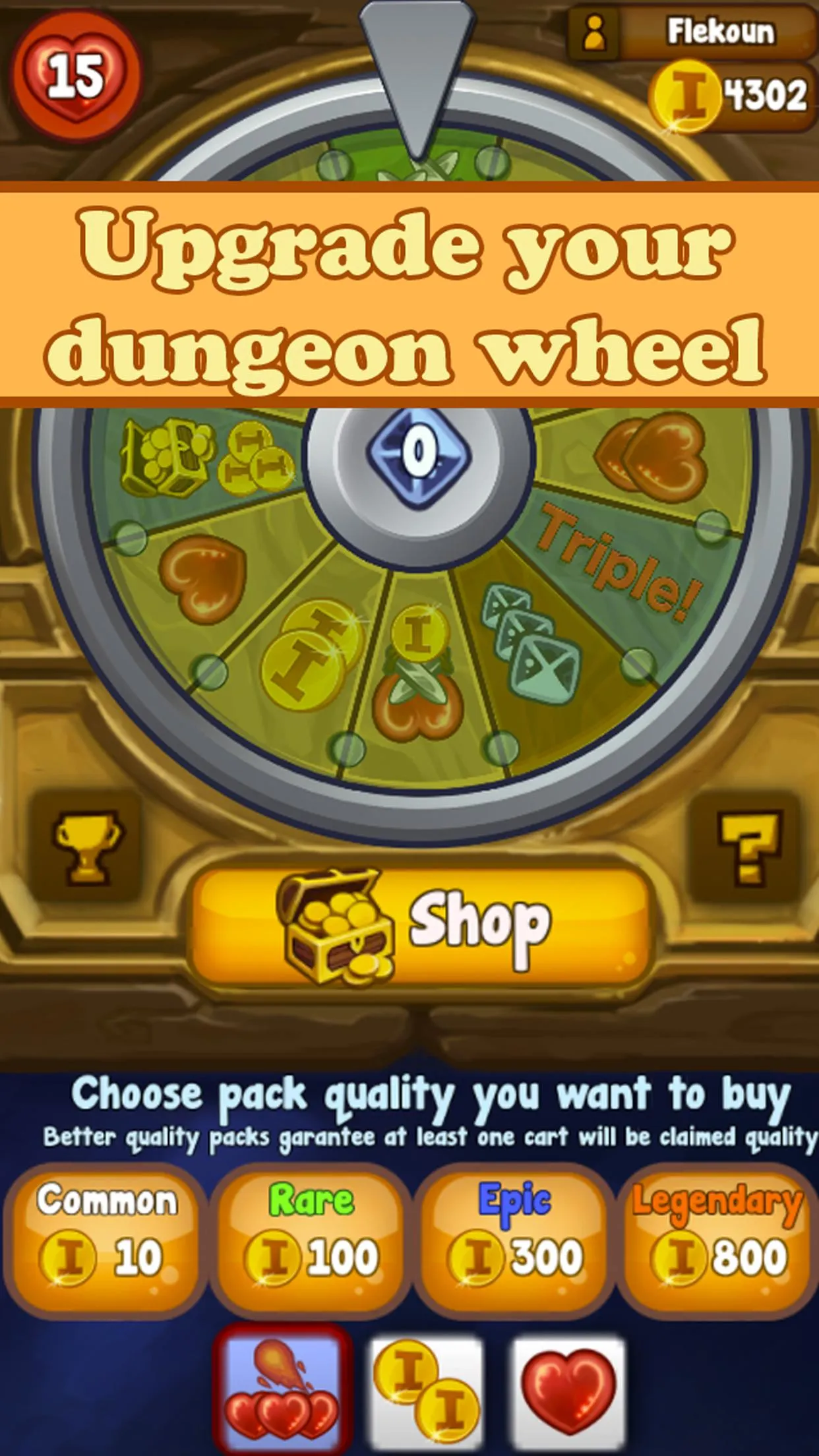 Dungeon Wheel - Roguelike RPG | Indus Appstore | Screenshot