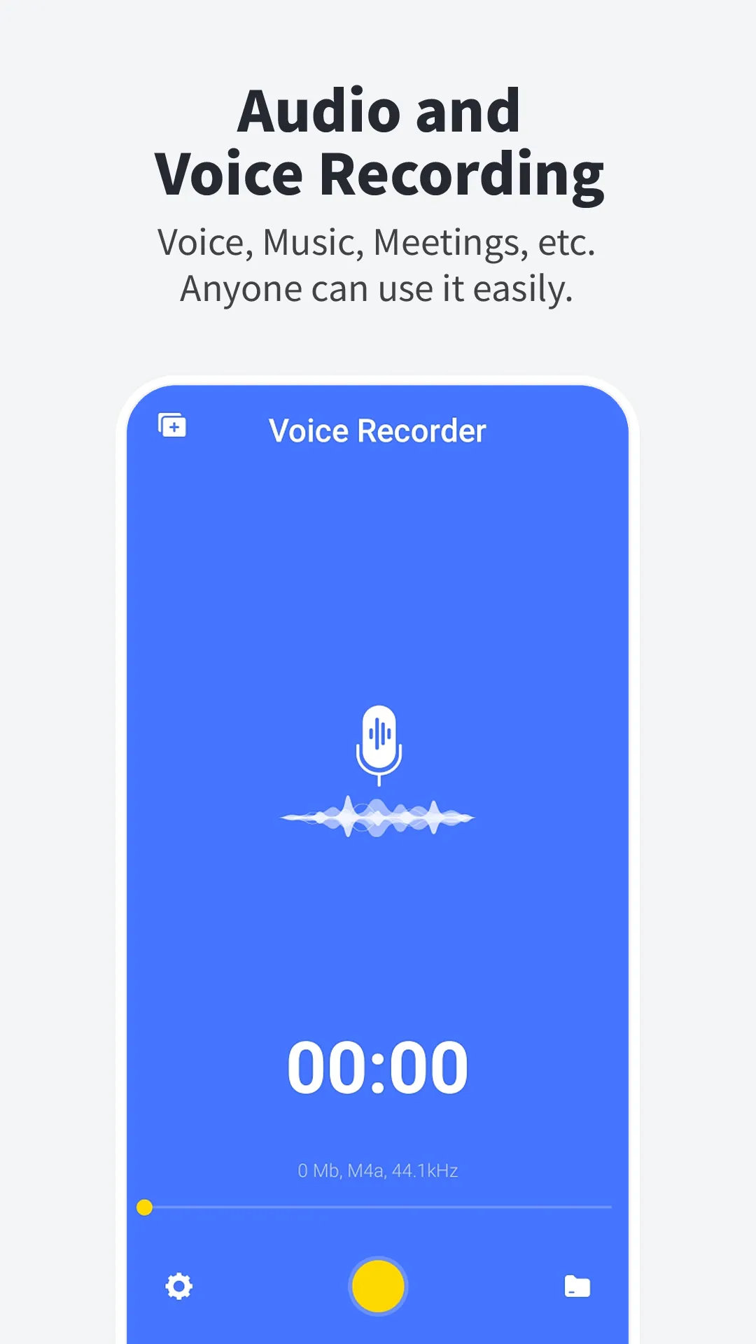 Voice Recorder-Audio Recording | Indus Appstore | Screenshot