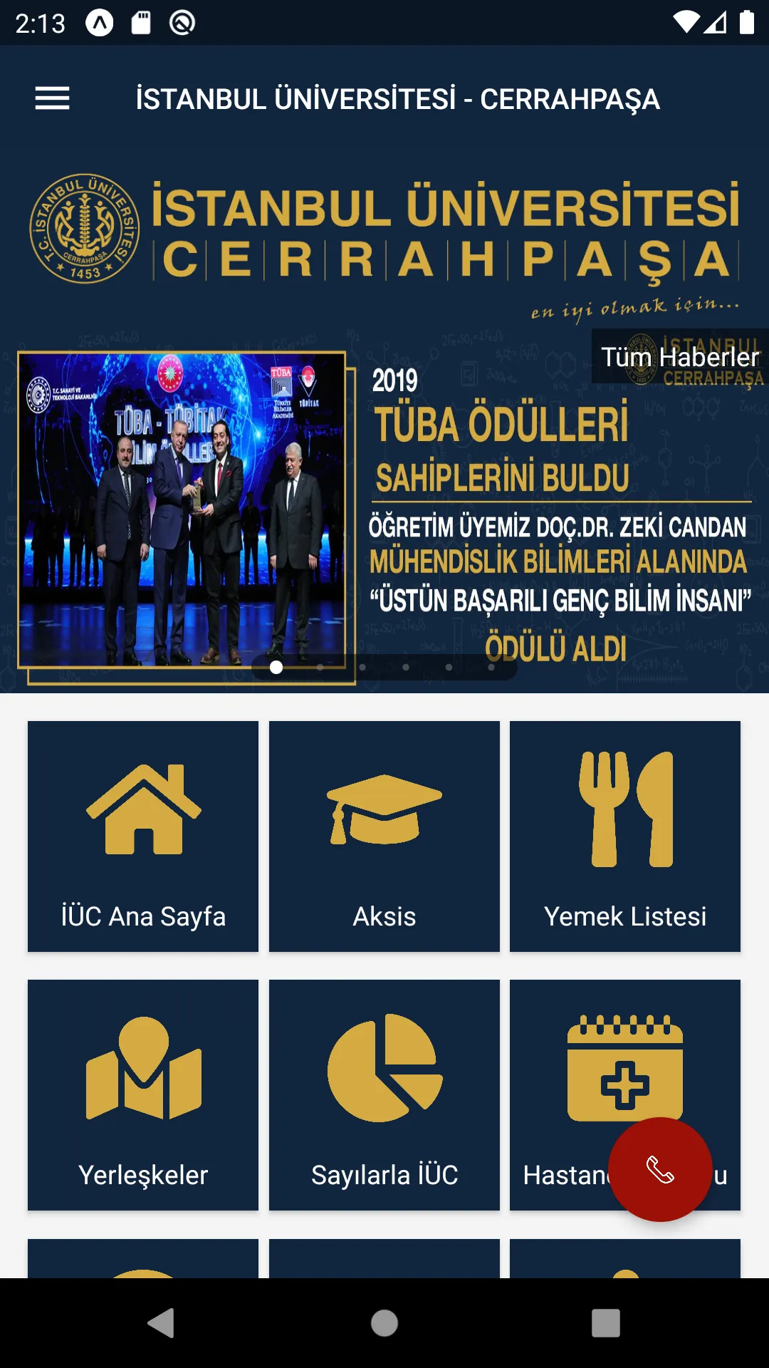 İÜ – Cerrahpaşa Mobil | Indus Appstore | Screenshot