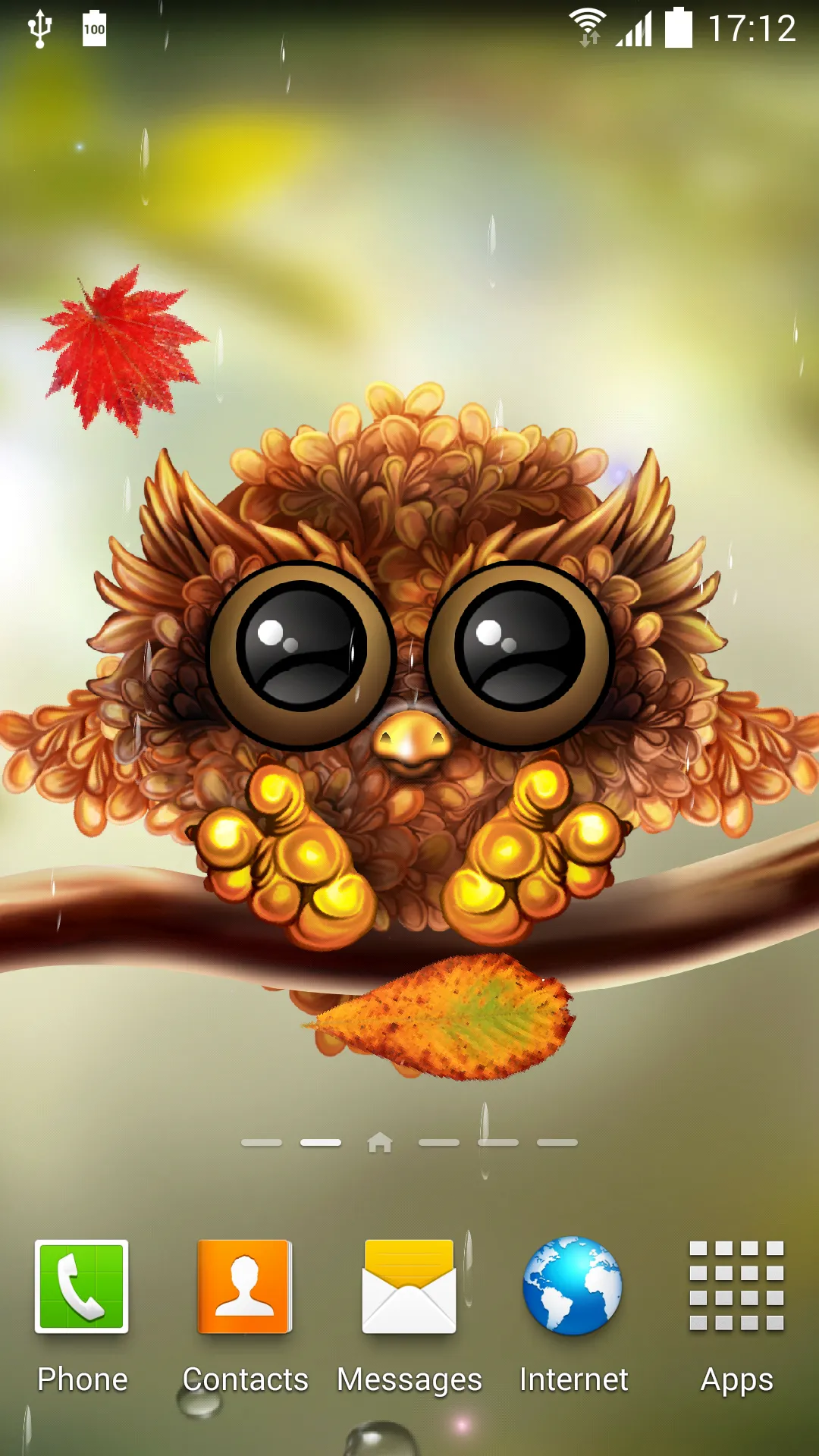 Autumn Little Owl Wallpaper | Indus Appstore | Screenshot