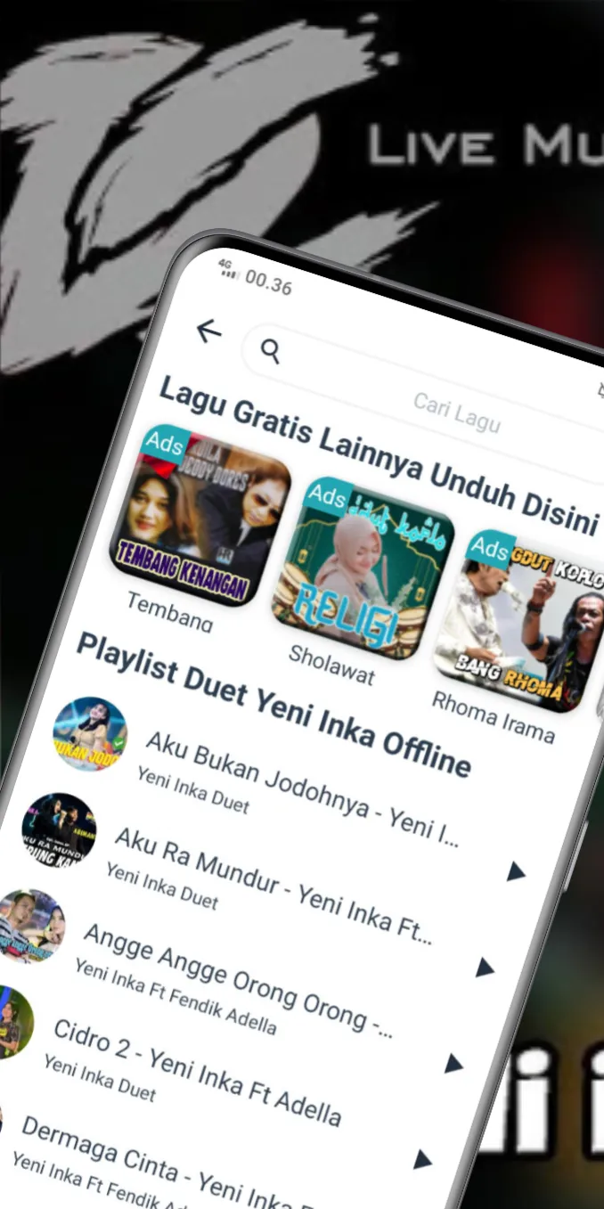 Lagu Duet Yeni Inka Offline | Indus Appstore | Screenshot