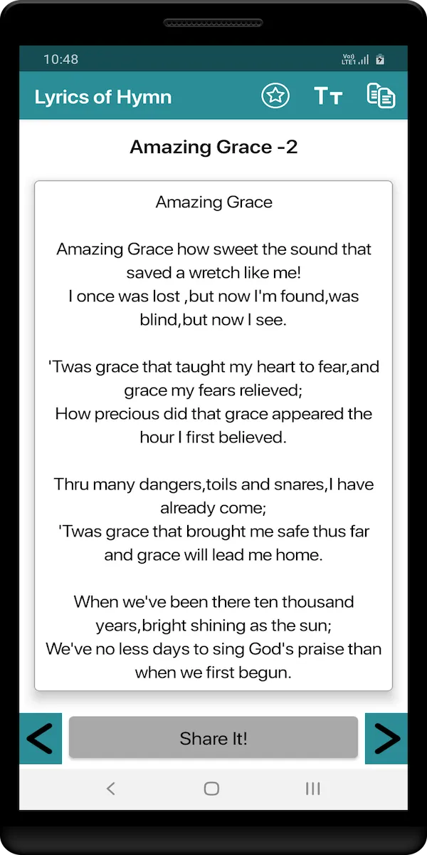 Lyrics of Hymn - Offline | Indus Appstore | Screenshot