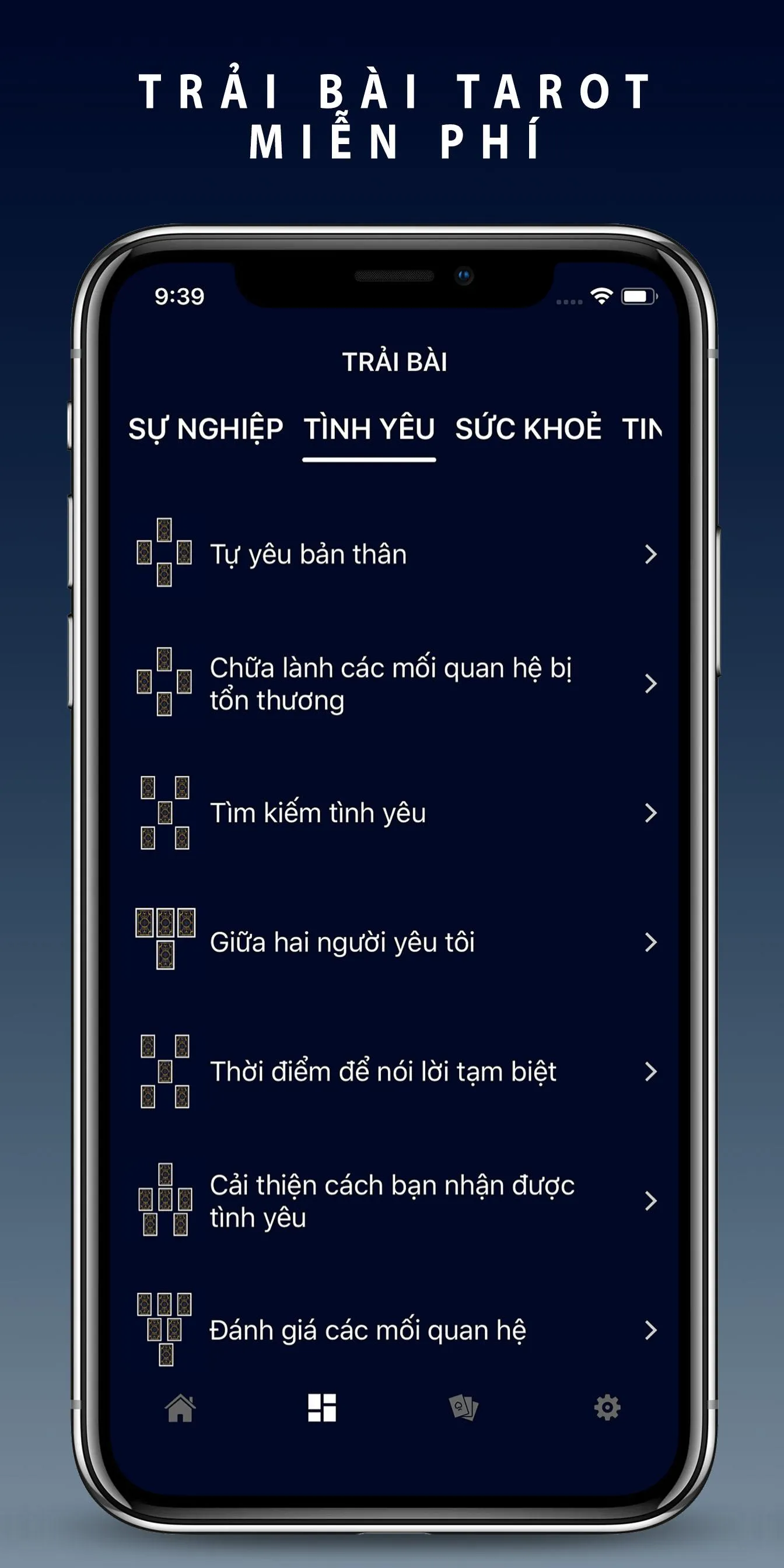 Bói bài Tarot : Tu vi boi bai  | Indus Appstore | Screenshot