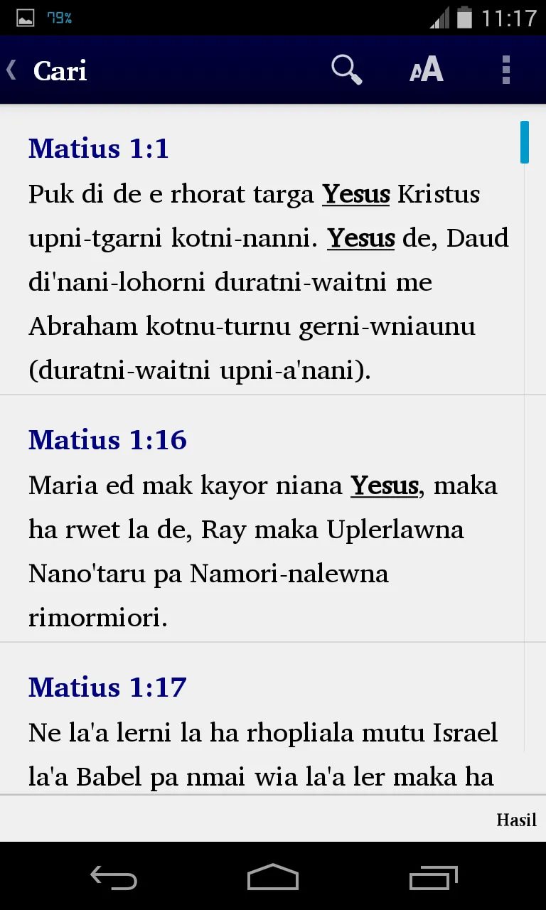 Alkitab Luang | Indus Appstore | Screenshot