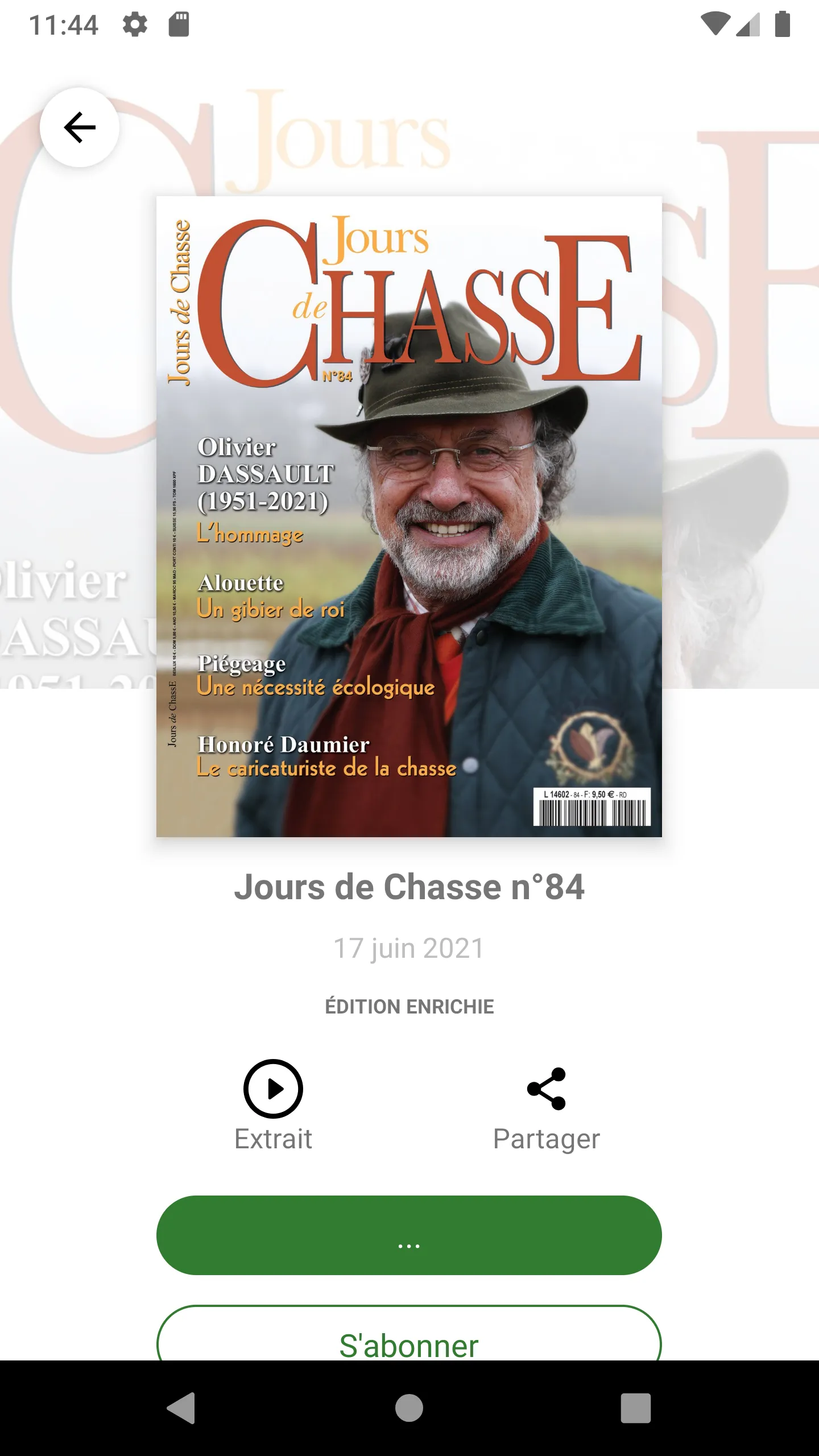 Jours de Chasse | Indus Appstore | Screenshot