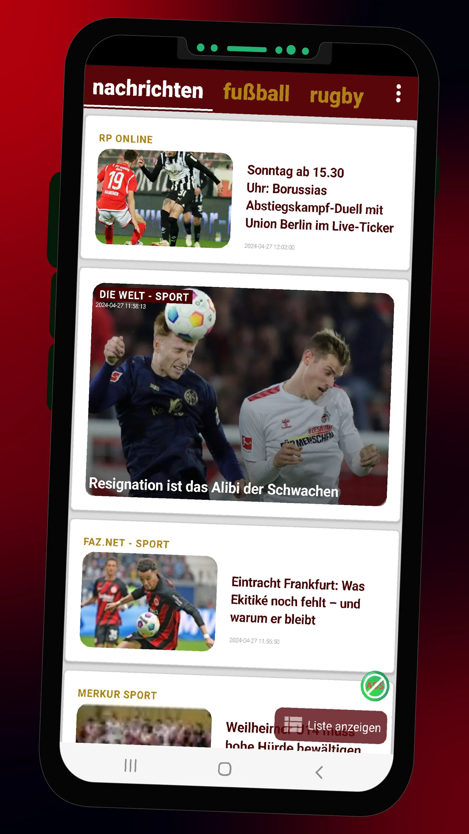 Sport Aktuell | Indus Appstore | Screenshot