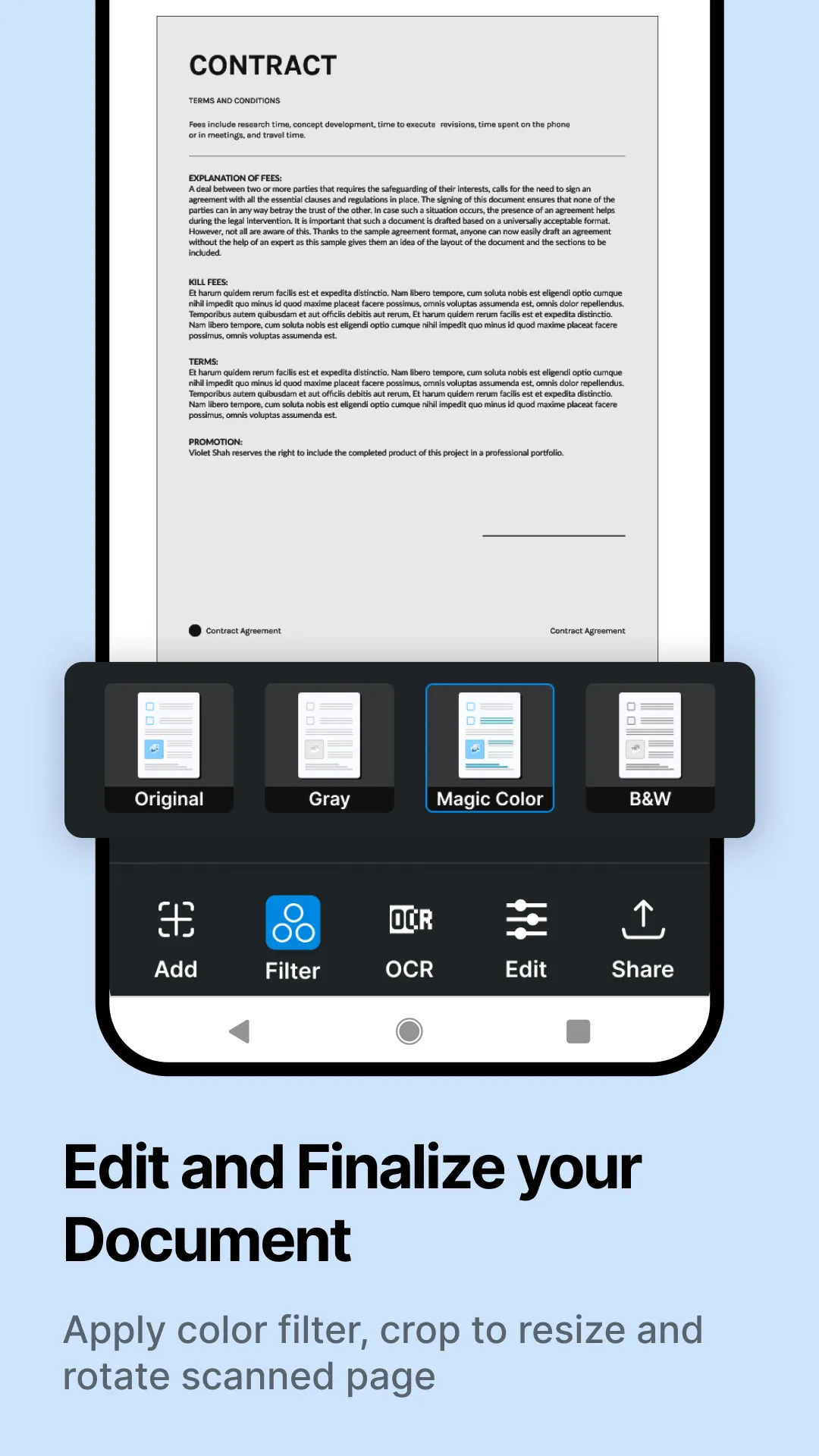 QuickScan: Document Scanner | Indus Appstore | Screenshot