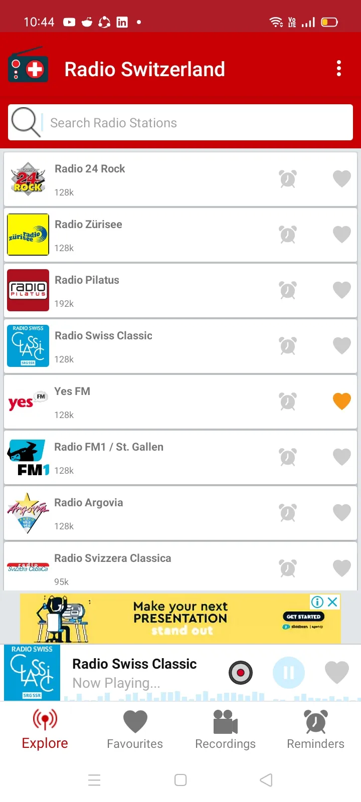 Radio Swiss : Online FM App | Indus Appstore | Screenshot