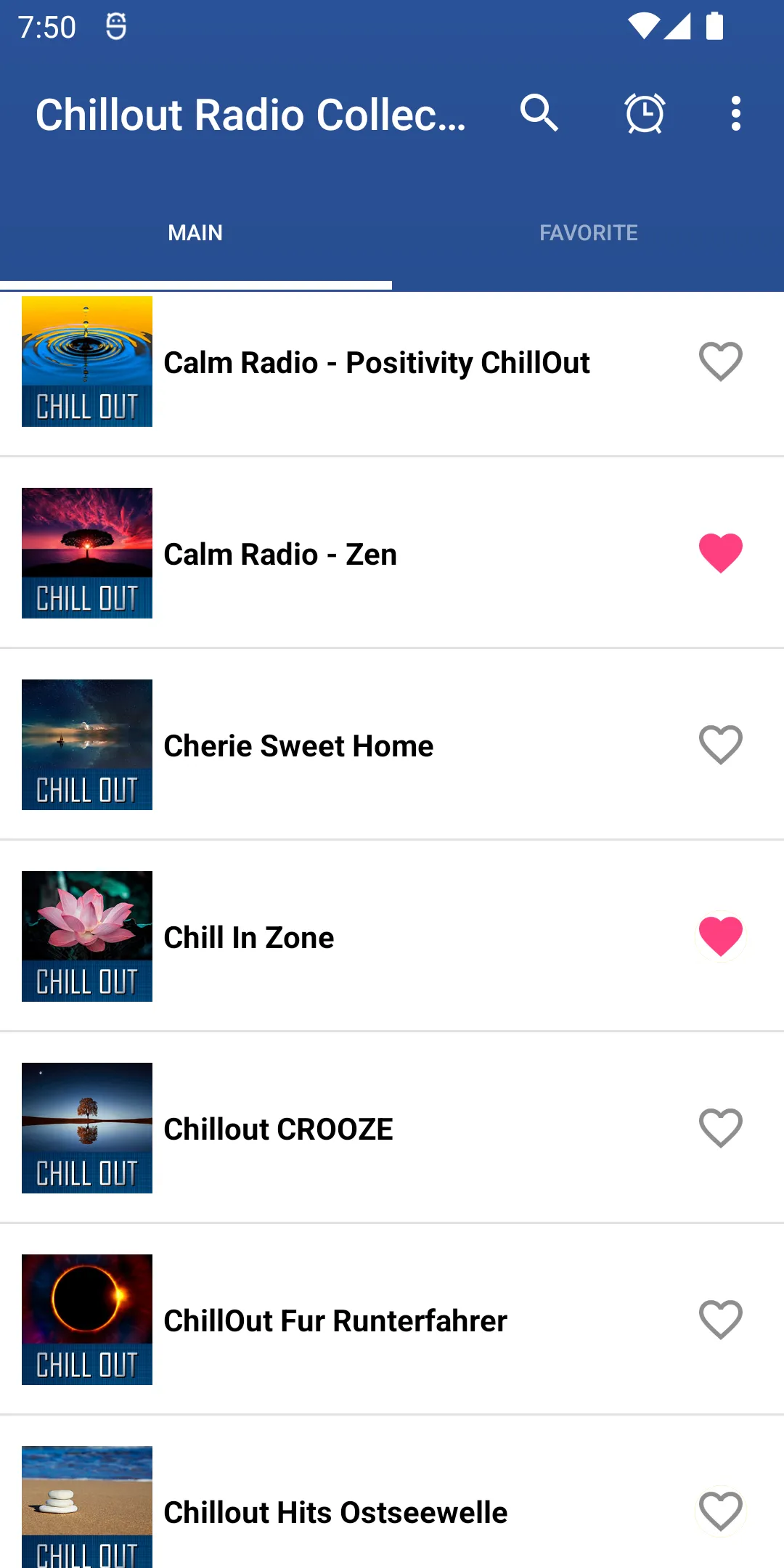 ChillOut Radio Collection | Indus Appstore | Screenshot