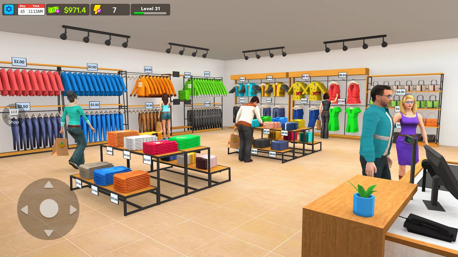 Clothing Shop - Simulator Game | Indus Appstore | Screenshot