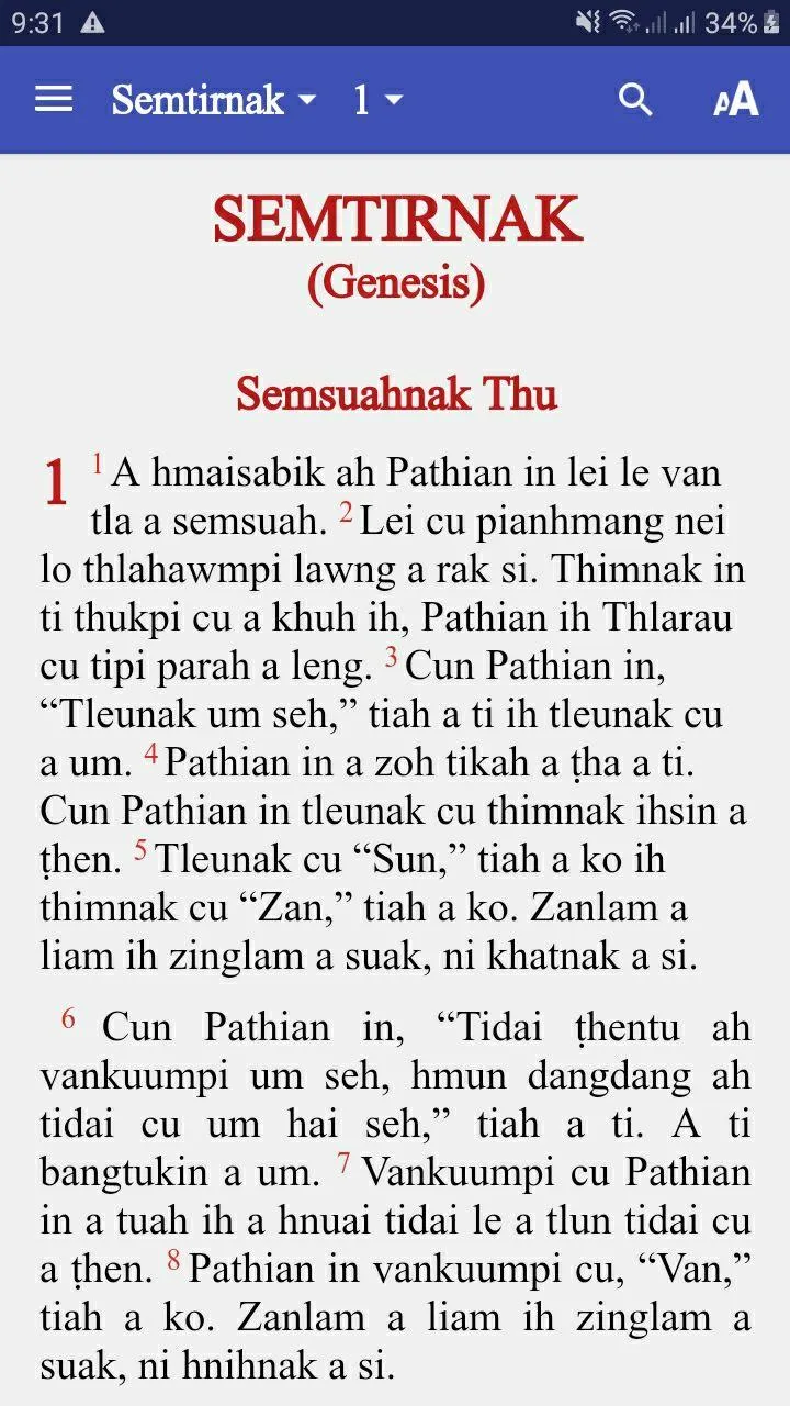 Falam Bible | Indus Appstore | Screenshot