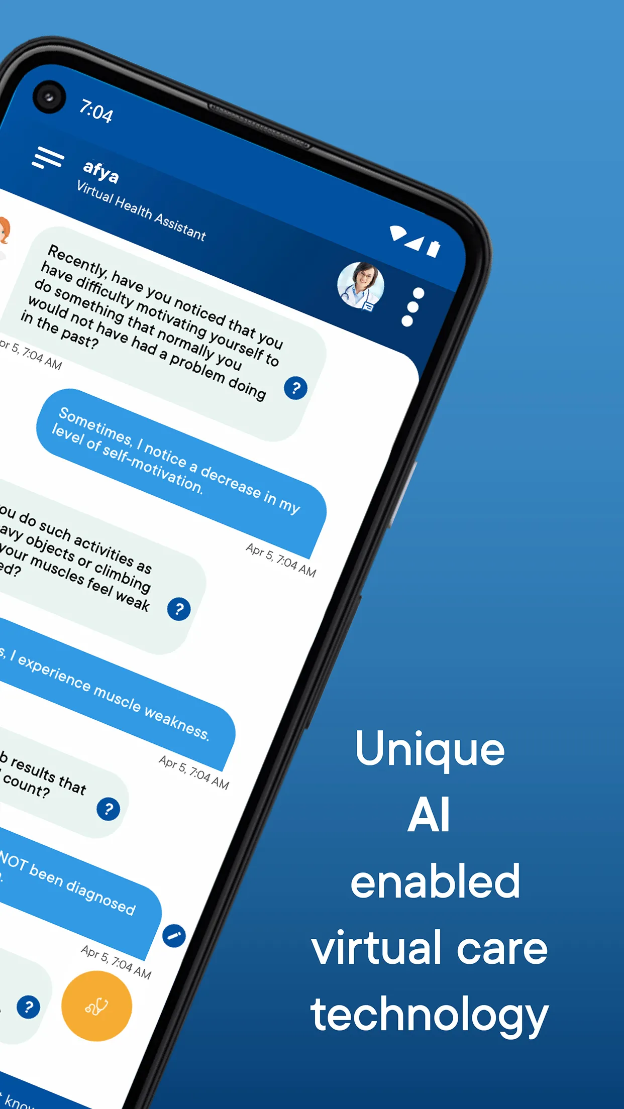 Afya Virtual Care AI App | Indus Appstore | Screenshot