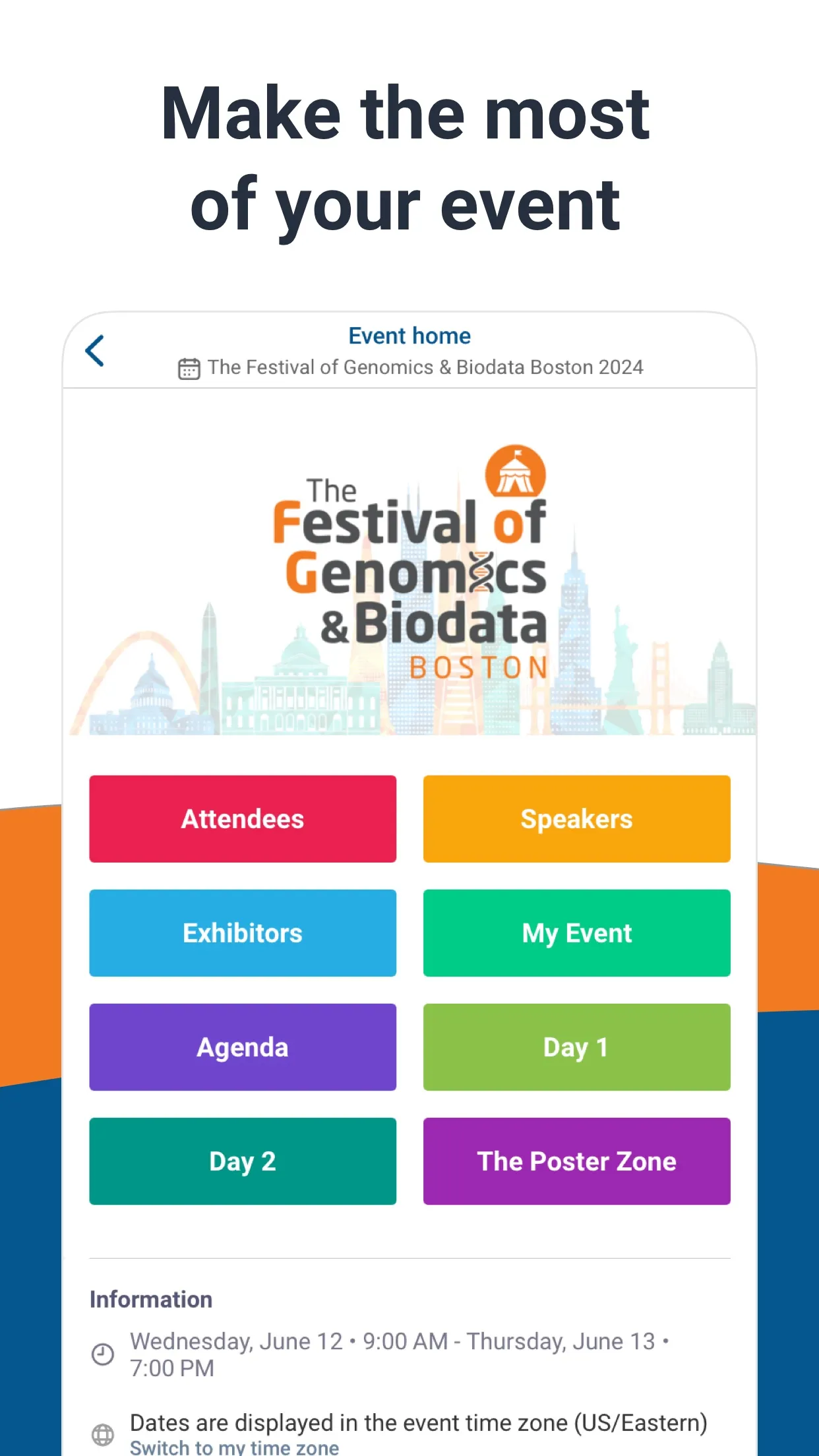 Festival of Genomics Boston | Indus Appstore | Screenshot