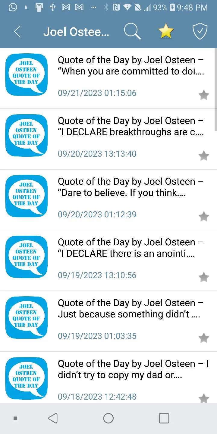 Joel Osteen Quote of the Day | Indus Appstore | Screenshot