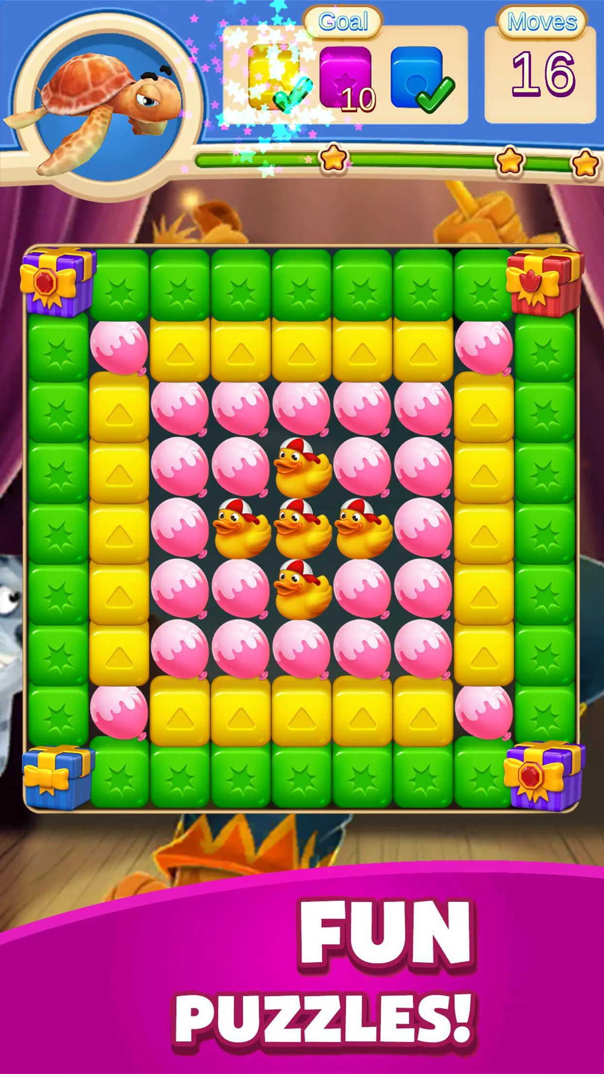 Toy Cubes Blast:Match 3 Puzzle | Indus Appstore | Screenshot