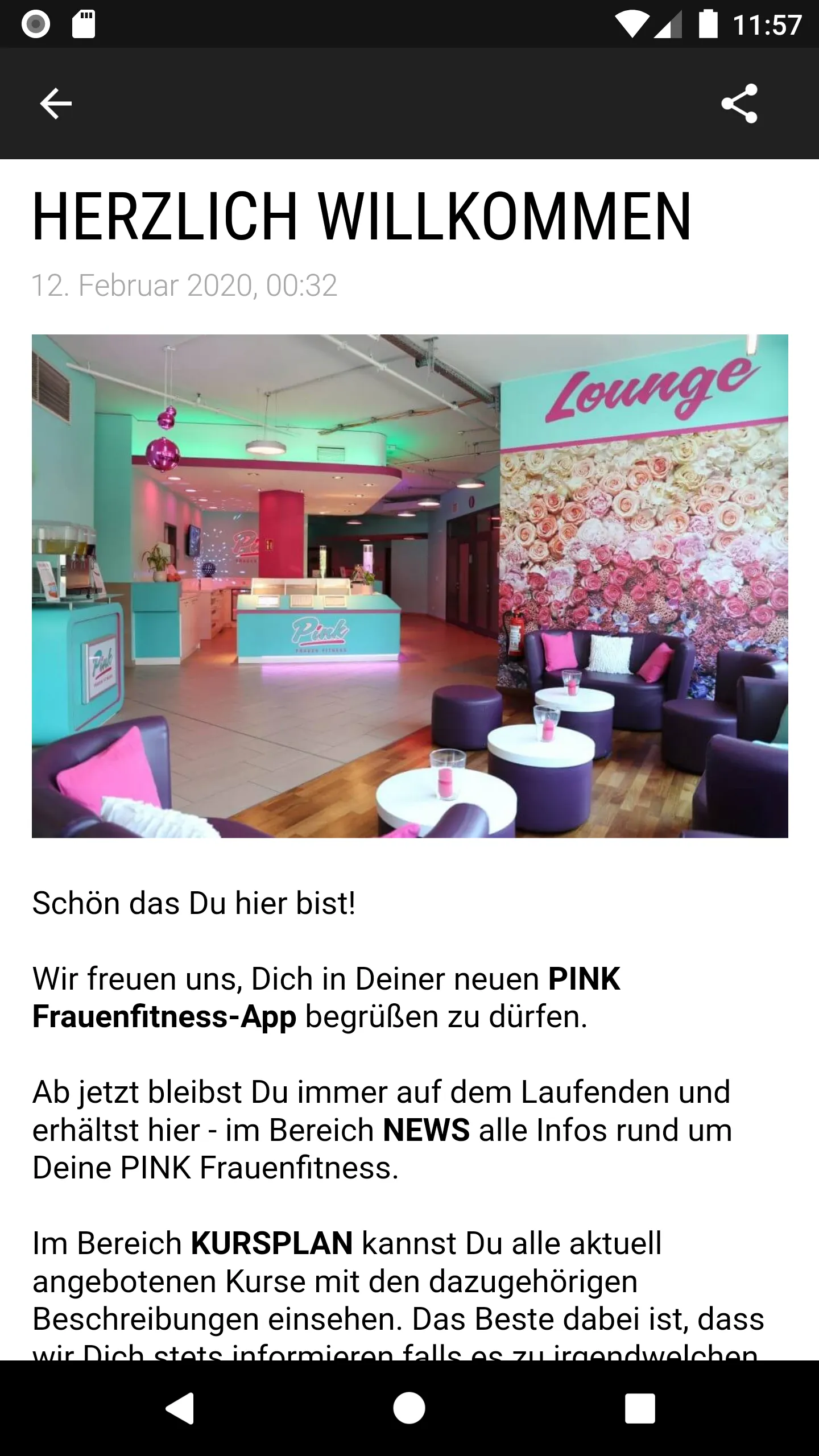 PINK Frauen Fitness | Indus Appstore | Screenshot