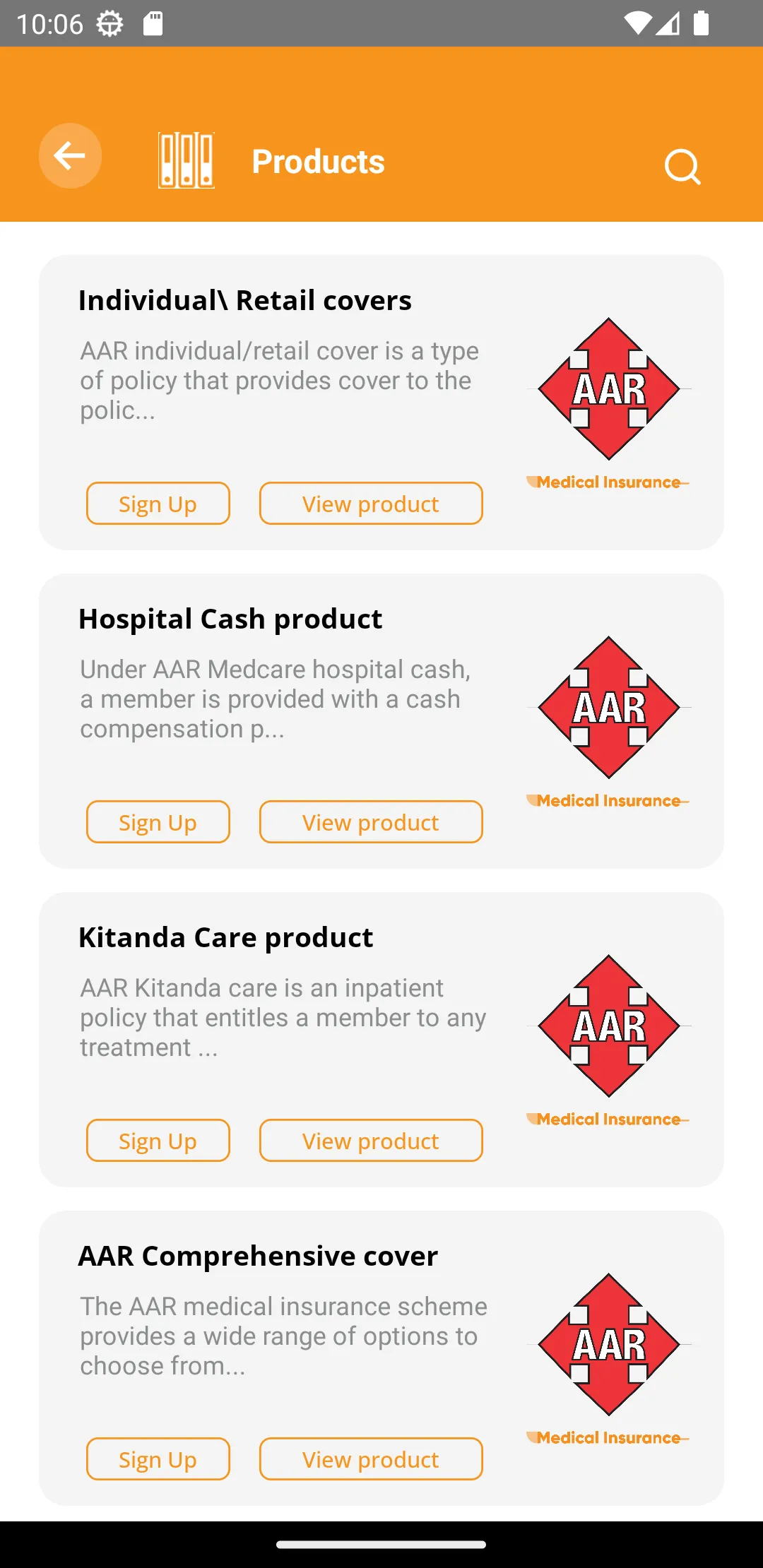 AAR Insurance Uganda | Indus Appstore | Screenshot