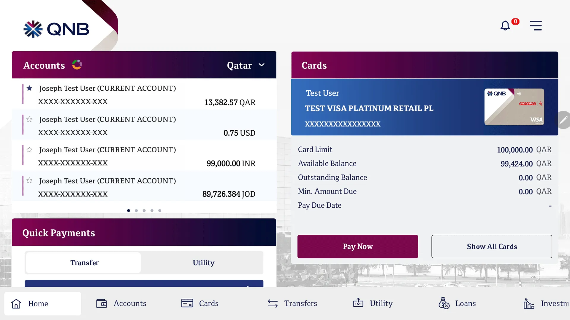 QNB Mobile for Tablet | Indus Appstore | Screenshot