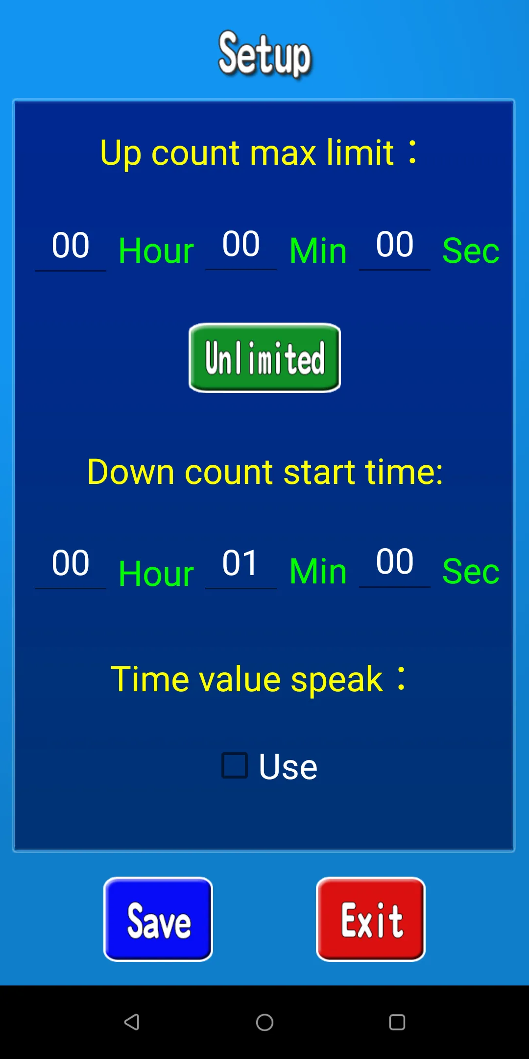 Stopwatch 3 in 1(time speak) | Indus Appstore | Screenshot