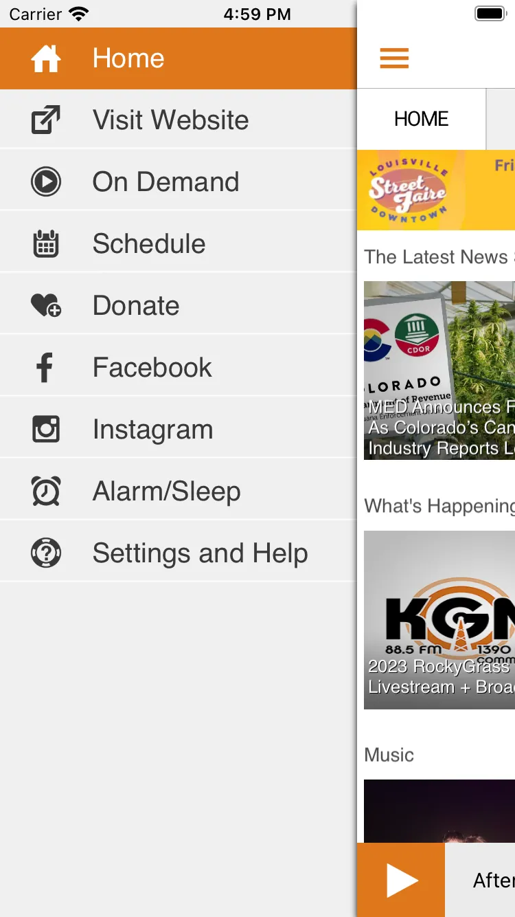 KGNU Community Radio | Indus Appstore | Screenshot