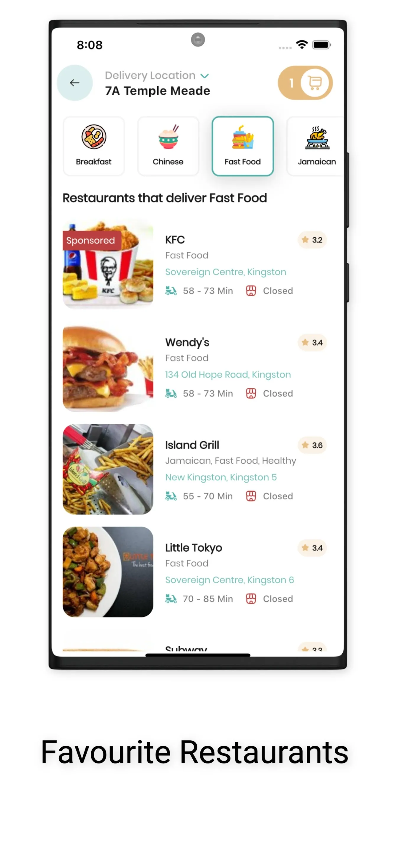 7Krave Food & Grocery Delivery | Indus Appstore | Screenshot