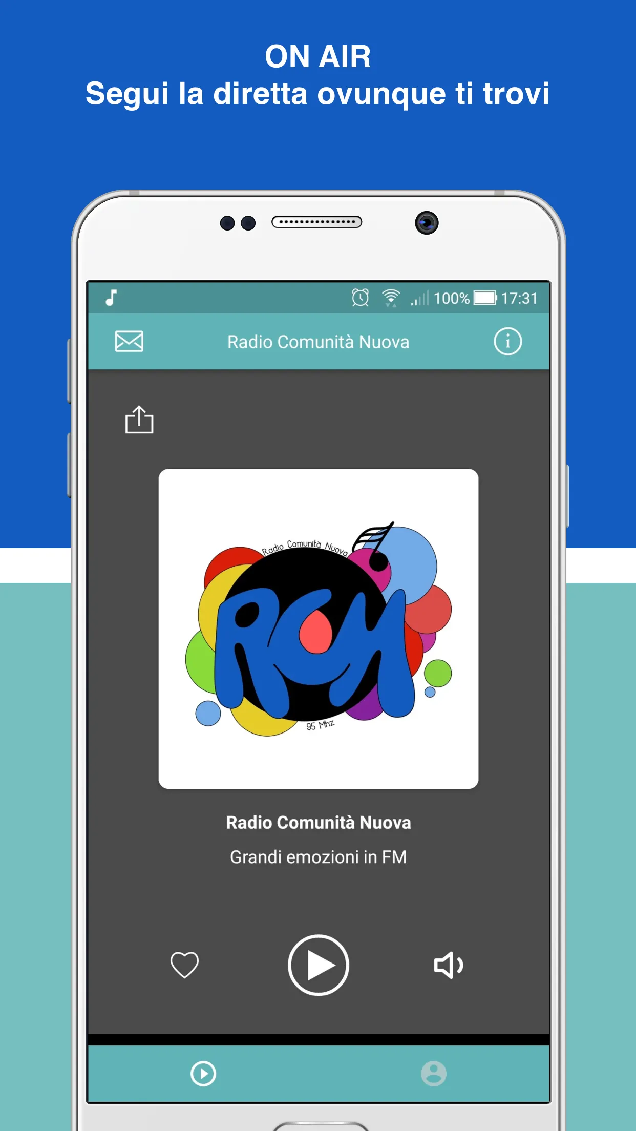 Radio Comunità Nuova | Indus Appstore | Screenshot