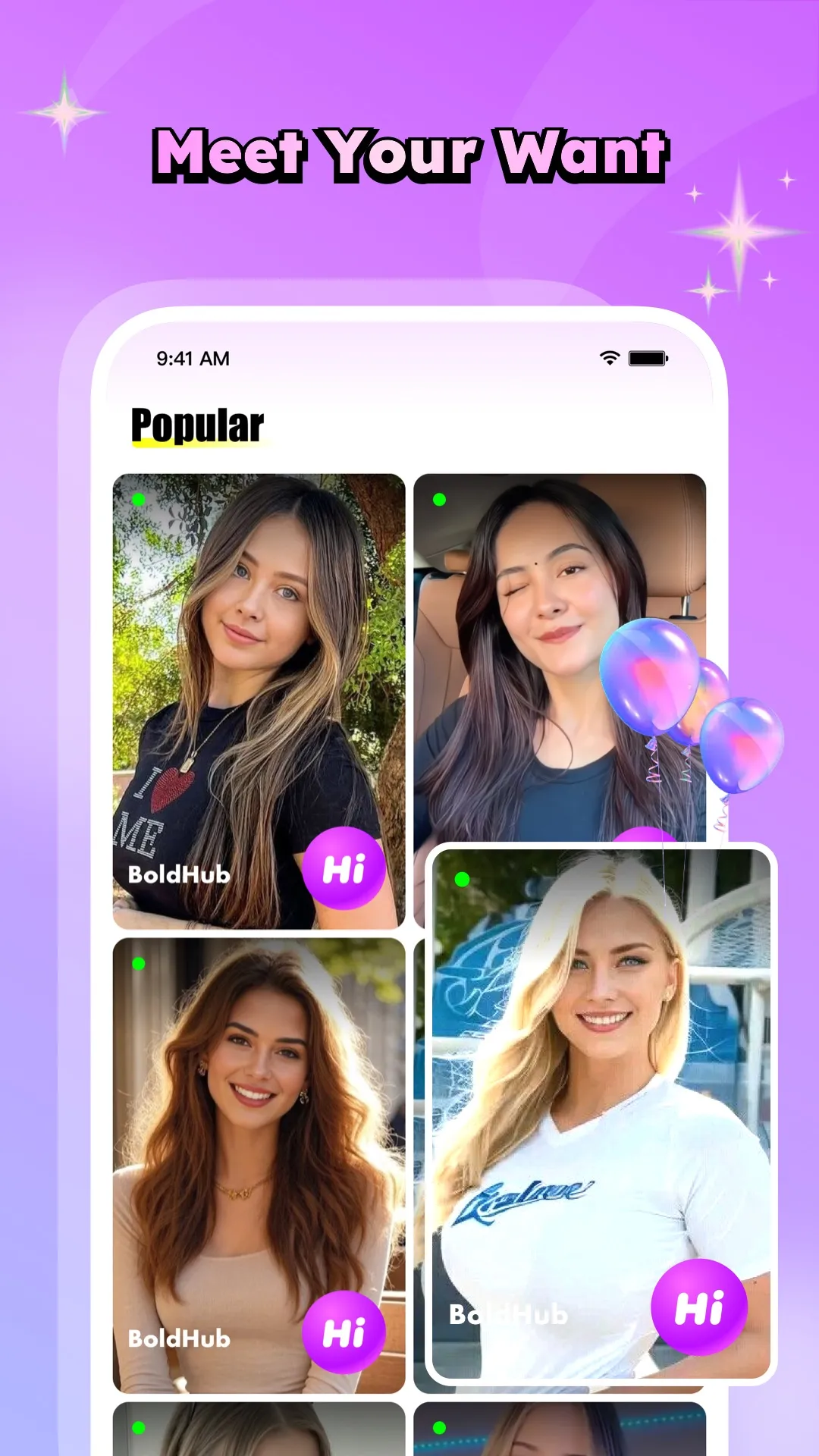 BoldHub: Video Chat & Friends | Indus Appstore | Screenshot