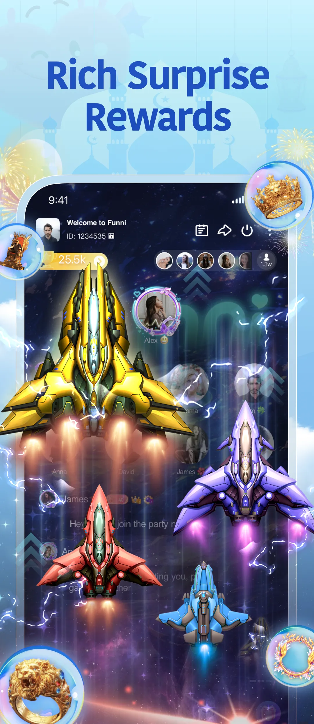 Funni - Group Voice Chat Room | Indus Appstore | Screenshot