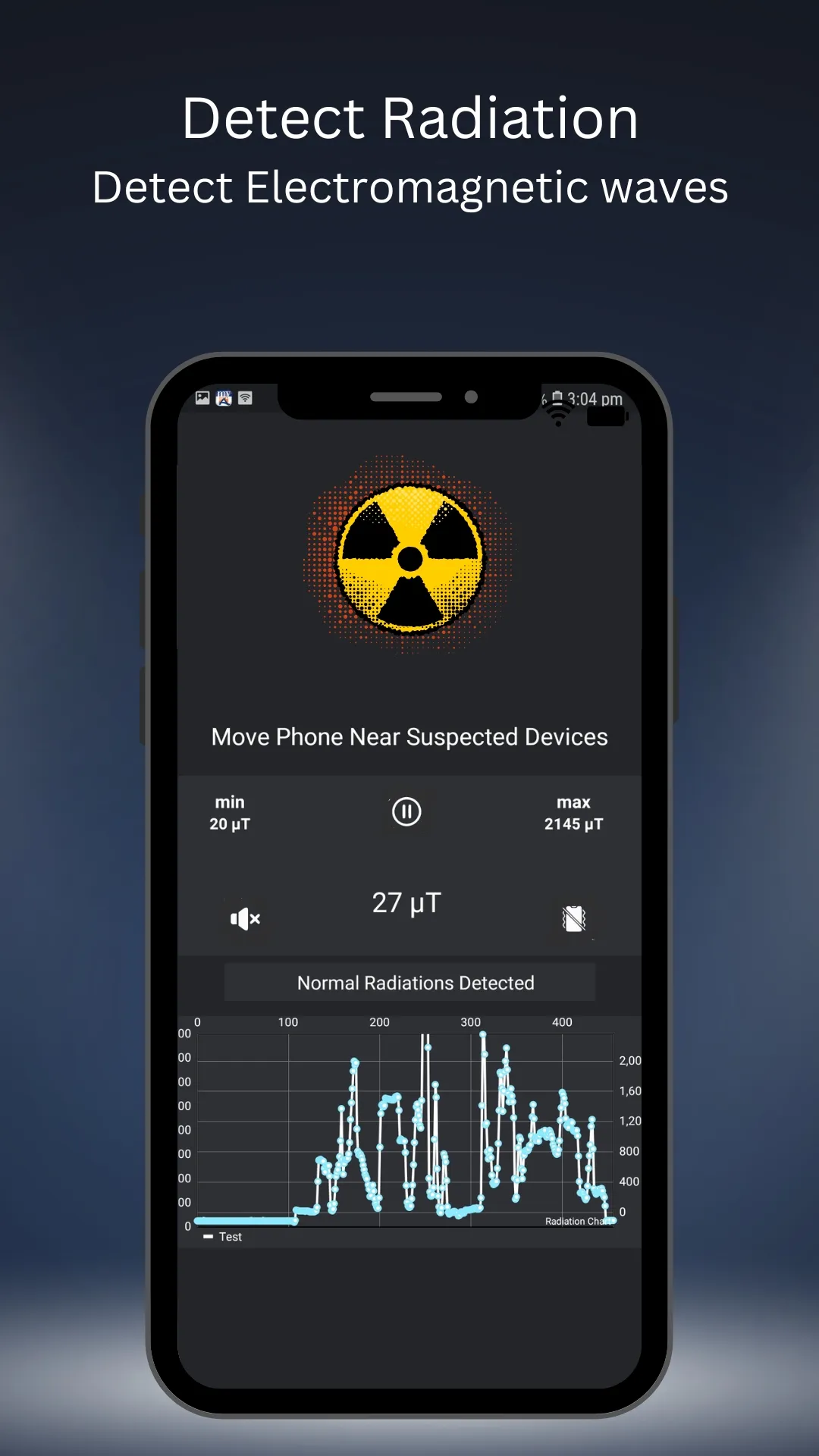 Radiation Detector – EMF meter | Indus Appstore | Screenshot