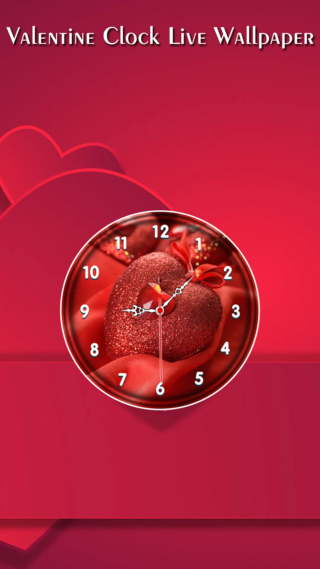 Valentine Clock Live Wallpaper | Indus Appstore | Screenshot