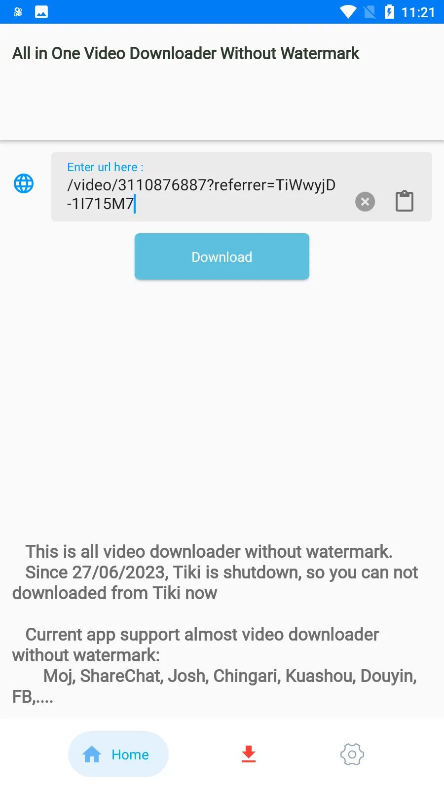 All Downloader No Watermark | Indus Appstore | Screenshot