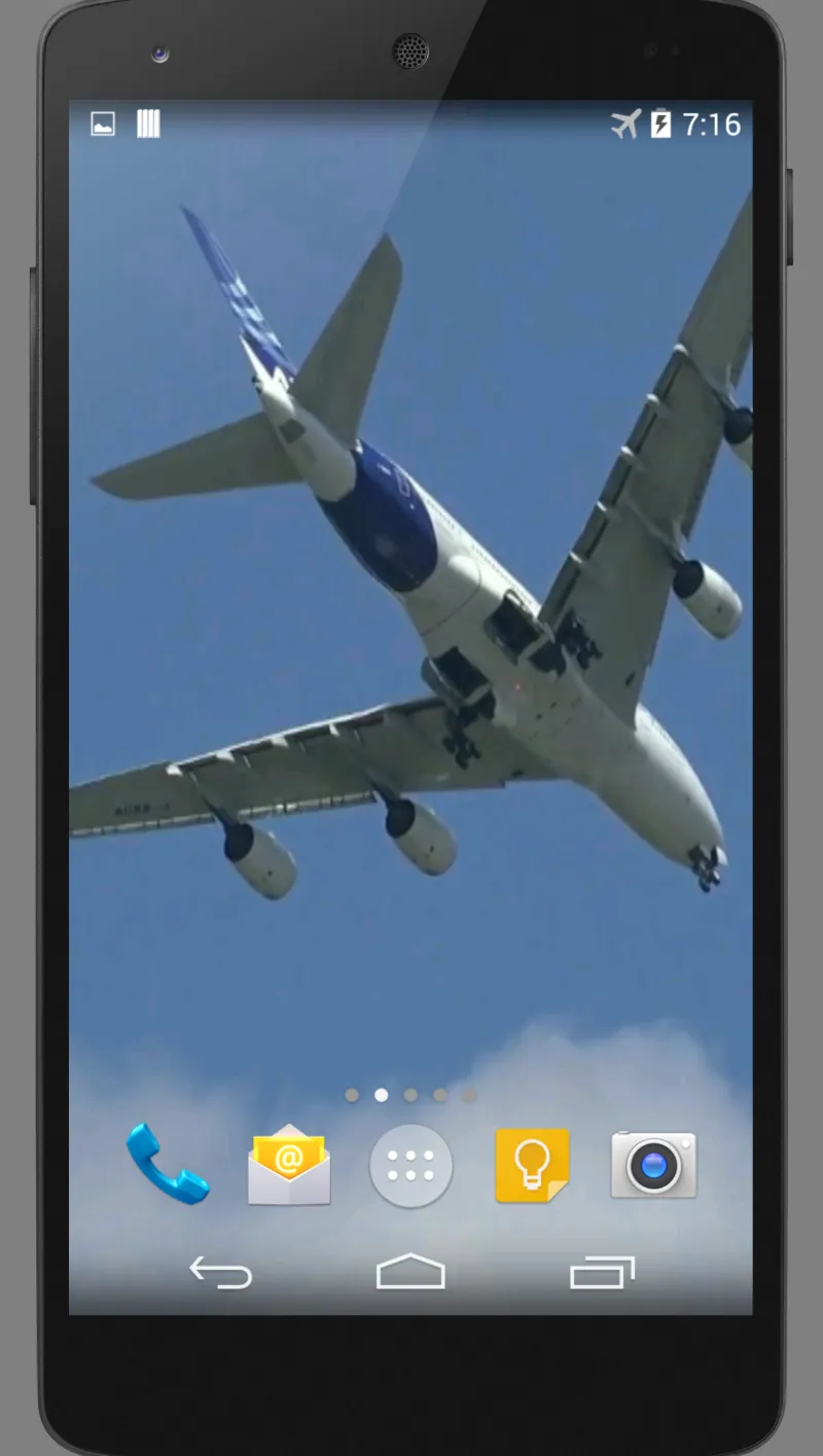 Airplane 3D Live Wallpaper | Indus Appstore | Screenshot