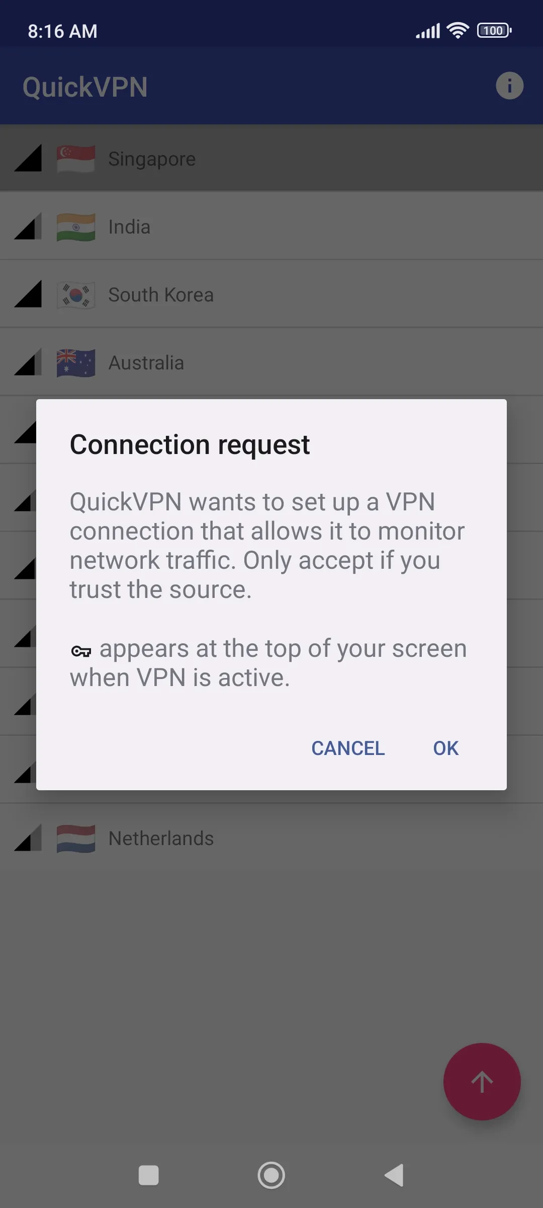 QuickVPN | Indus Appstore | Screenshot