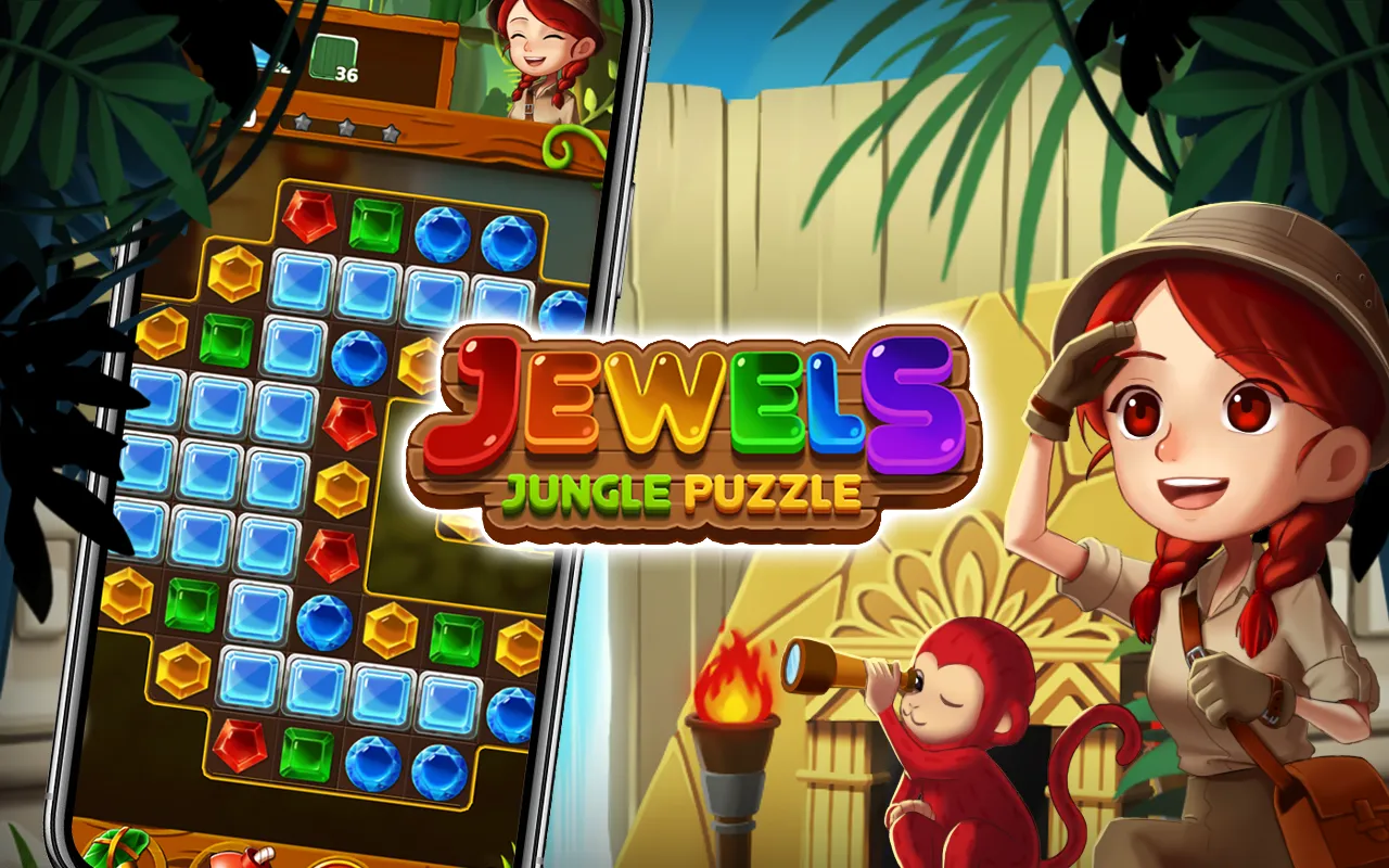 Jewels Crush 2024 (Match 3) | Indus Appstore | Screenshot