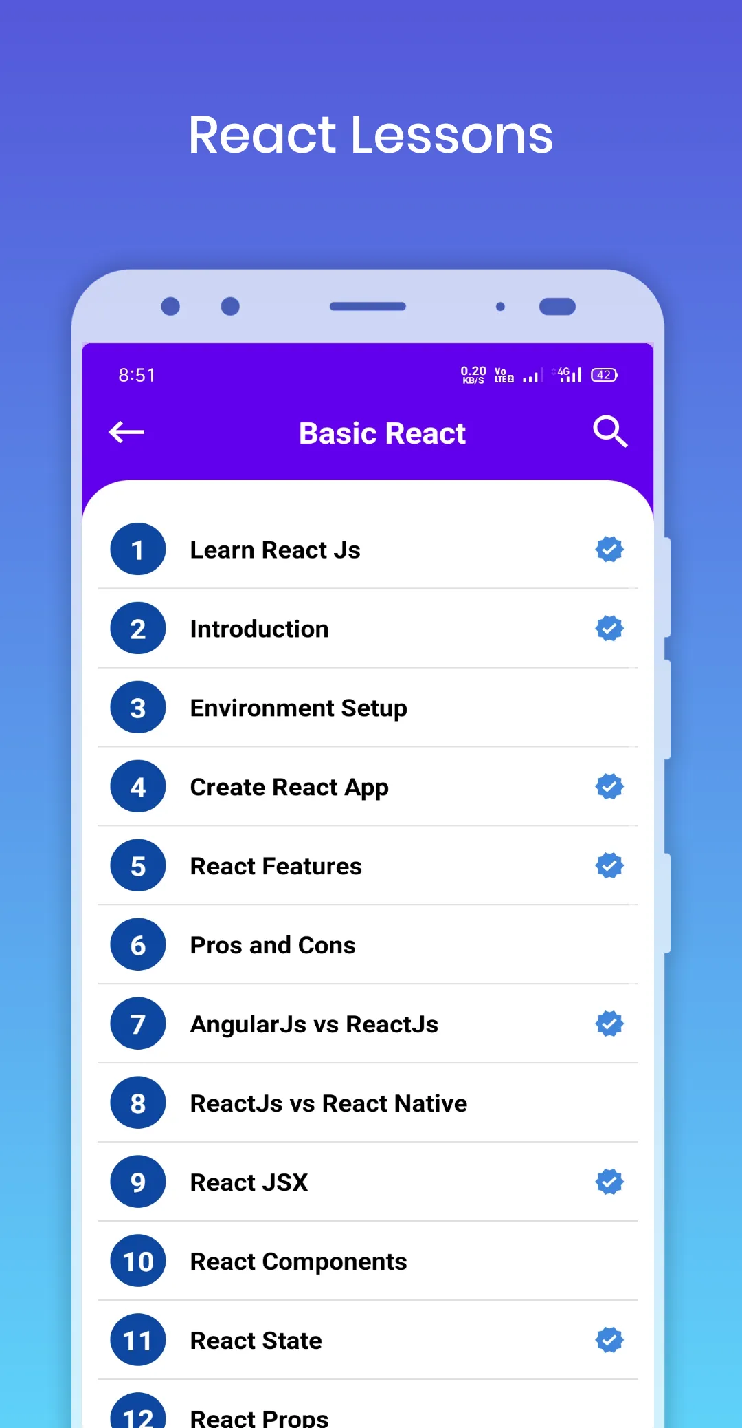 Learn React JS | Indus Appstore | Screenshot