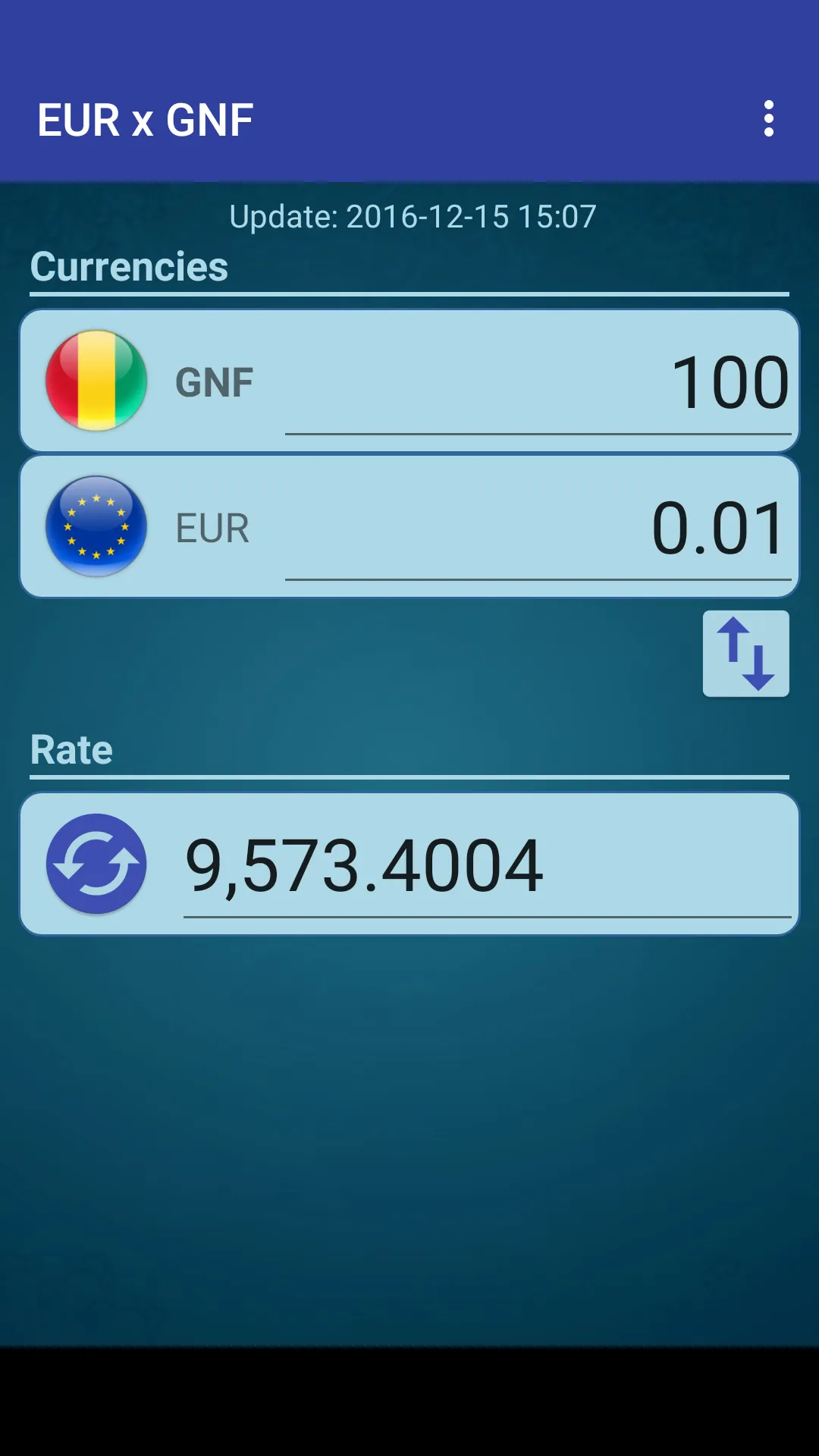 Euro x Guinean Franc | Indus Appstore | Screenshot