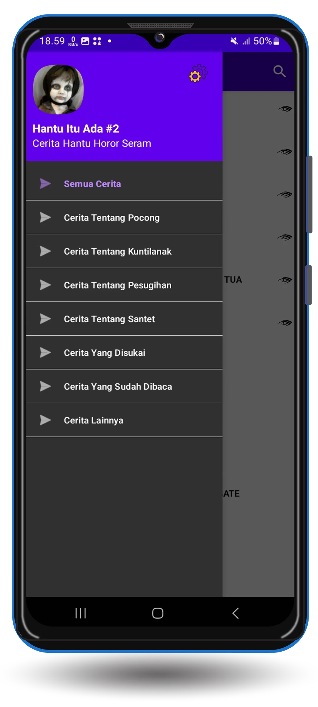 1000+ Cerita Hantu Horor Seram | Indus Appstore | Screenshot