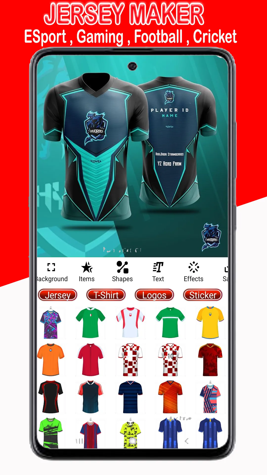 Jersey Maker Esports Gamer Art | Indus Appstore | Screenshot