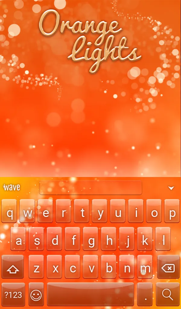 Orange Lights Wallpaper Theme | Indus Appstore | Screenshot