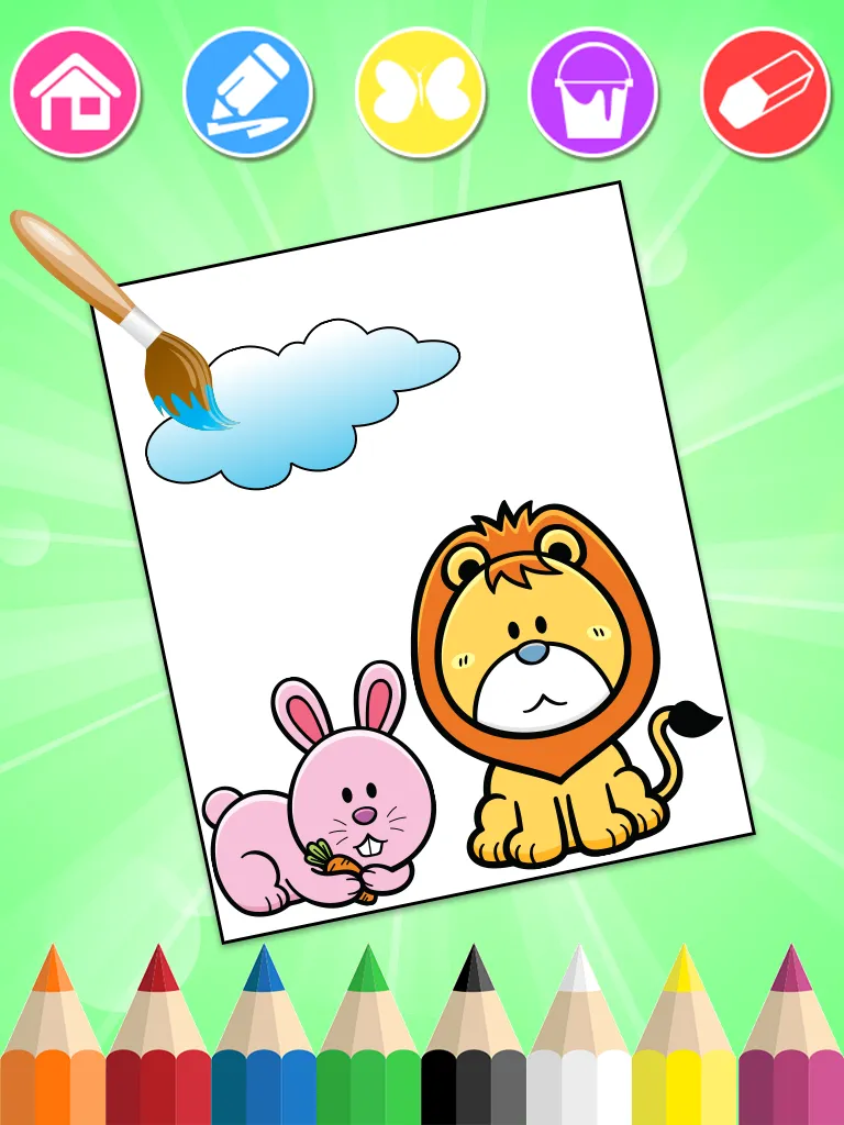 Coloring Games: Color Animals | Indus Appstore | Screenshot