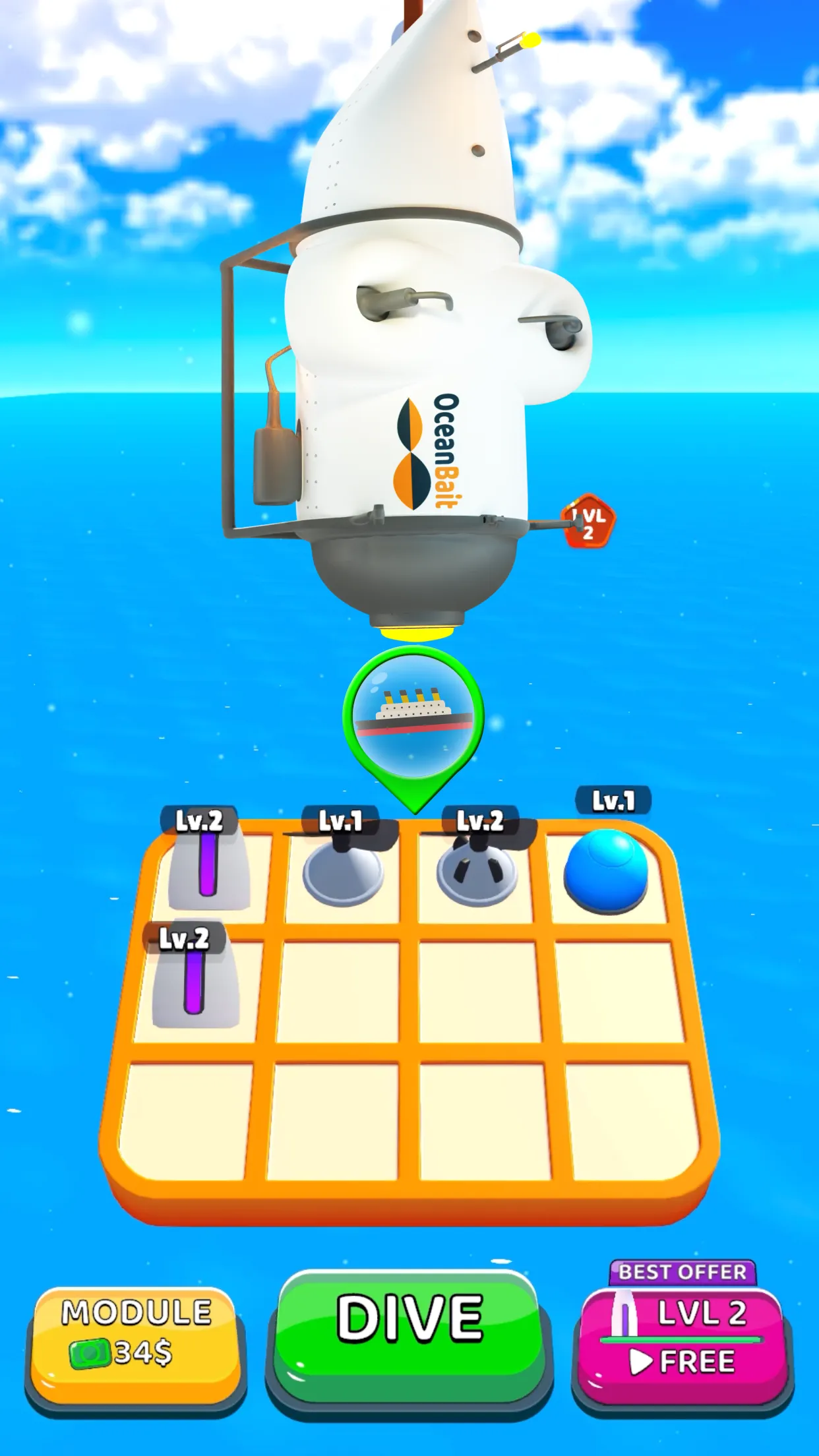 Deep Dive! - Submarine Jump | Indus Appstore | Screenshot