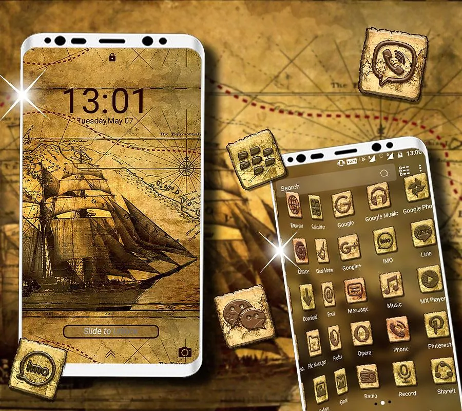 Treasure Hunt Launcher Theme | Indus Appstore | Screenshot