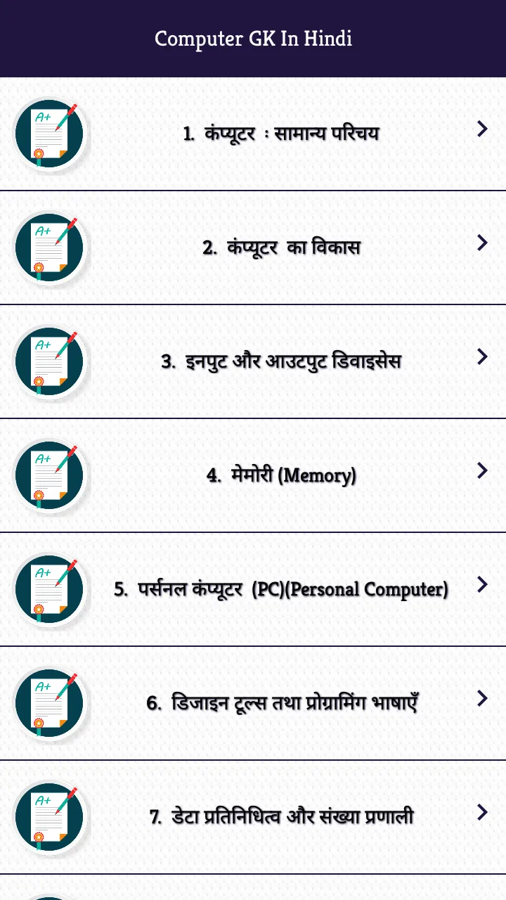 Computer GK in Hindi | Indus Appstore | Screenshot