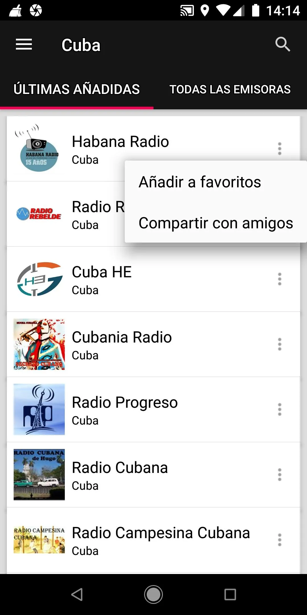 Radios de Cuba | Indus Appstore | Screenshot