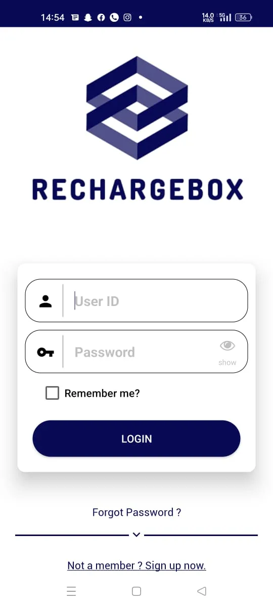 Rechargebox | Indus Appstore | Screenshot