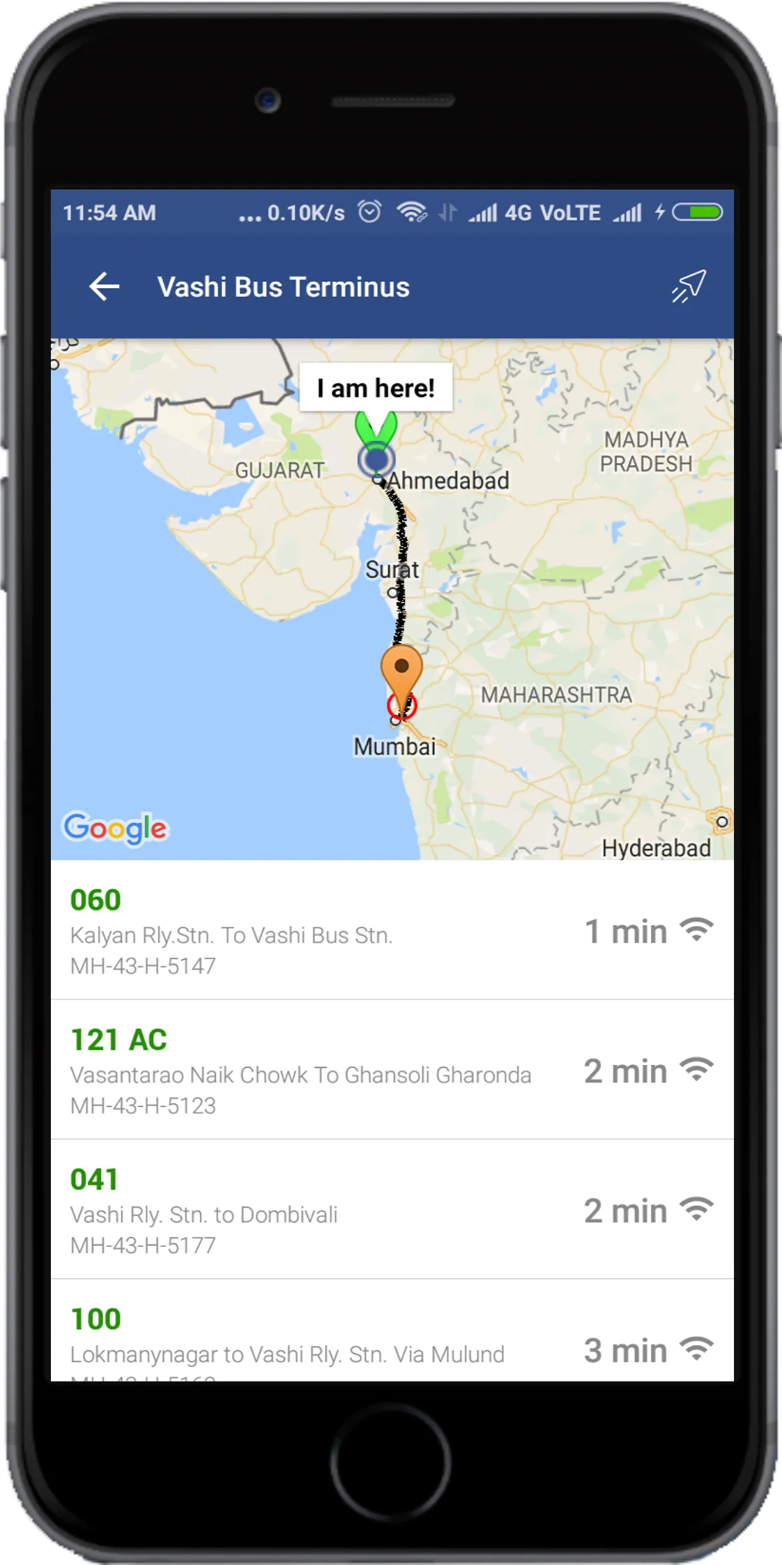NMMT BusTracker | Indus Appstore | Screenshot