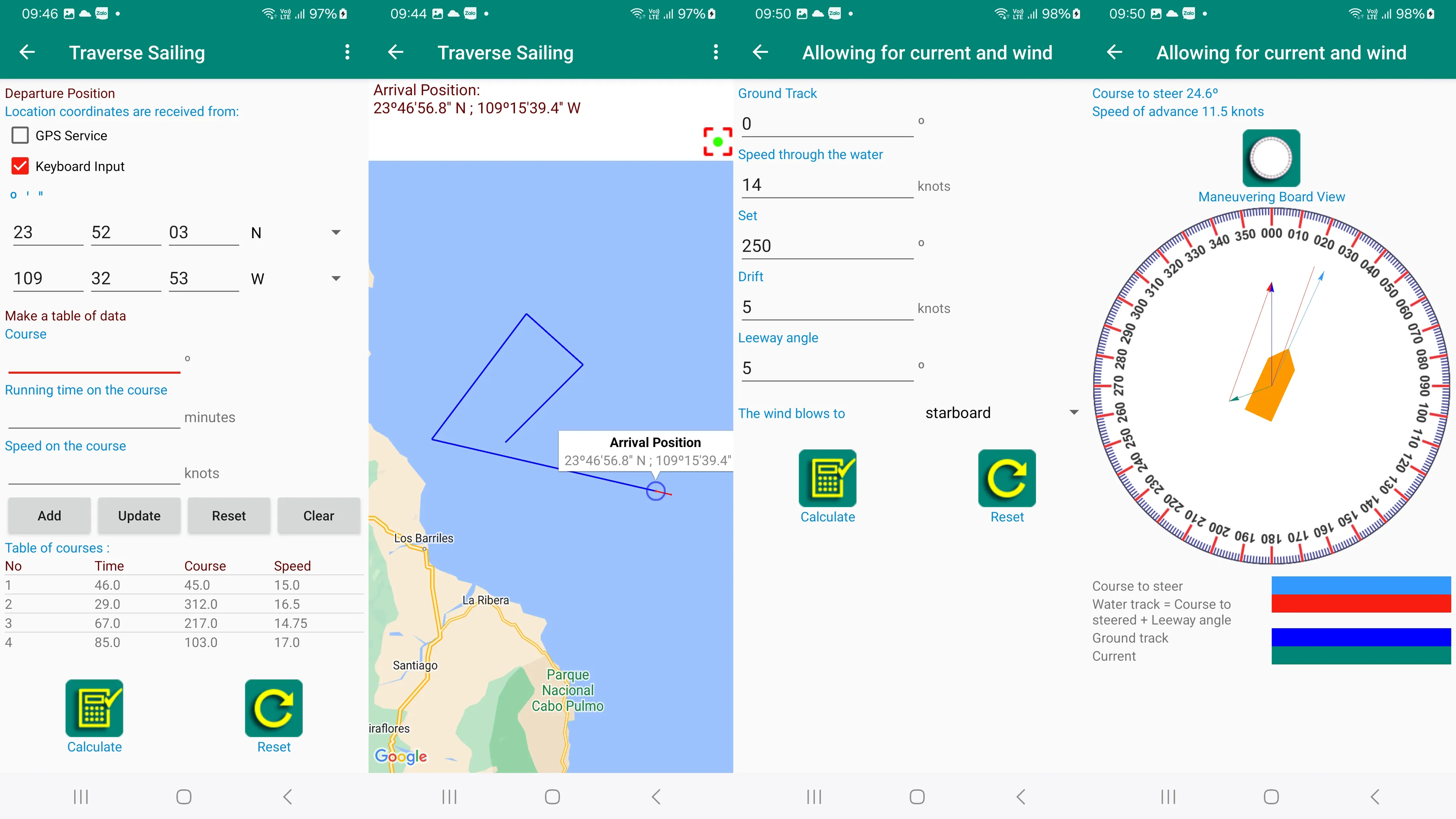 Nautical Calculators | Indus Appstore | Screenshot