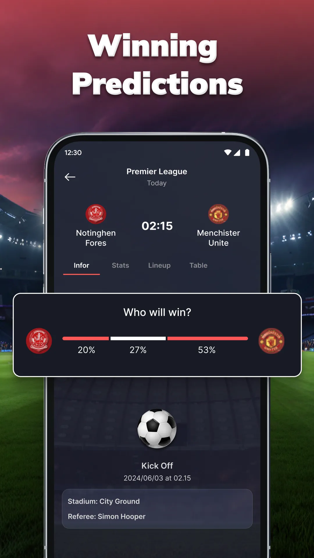 MatchLive: Football Live Score | Indus Appstore | Screenshot