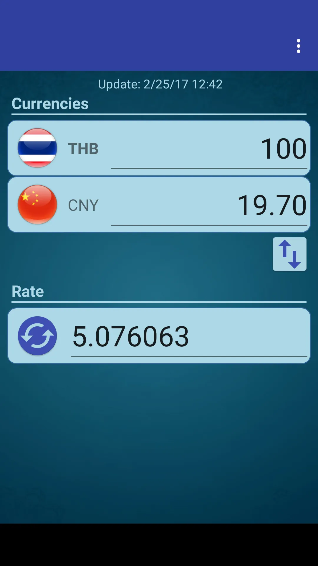 Chinese Yuan x Thai Baht | Indus Appstore | Screenshot